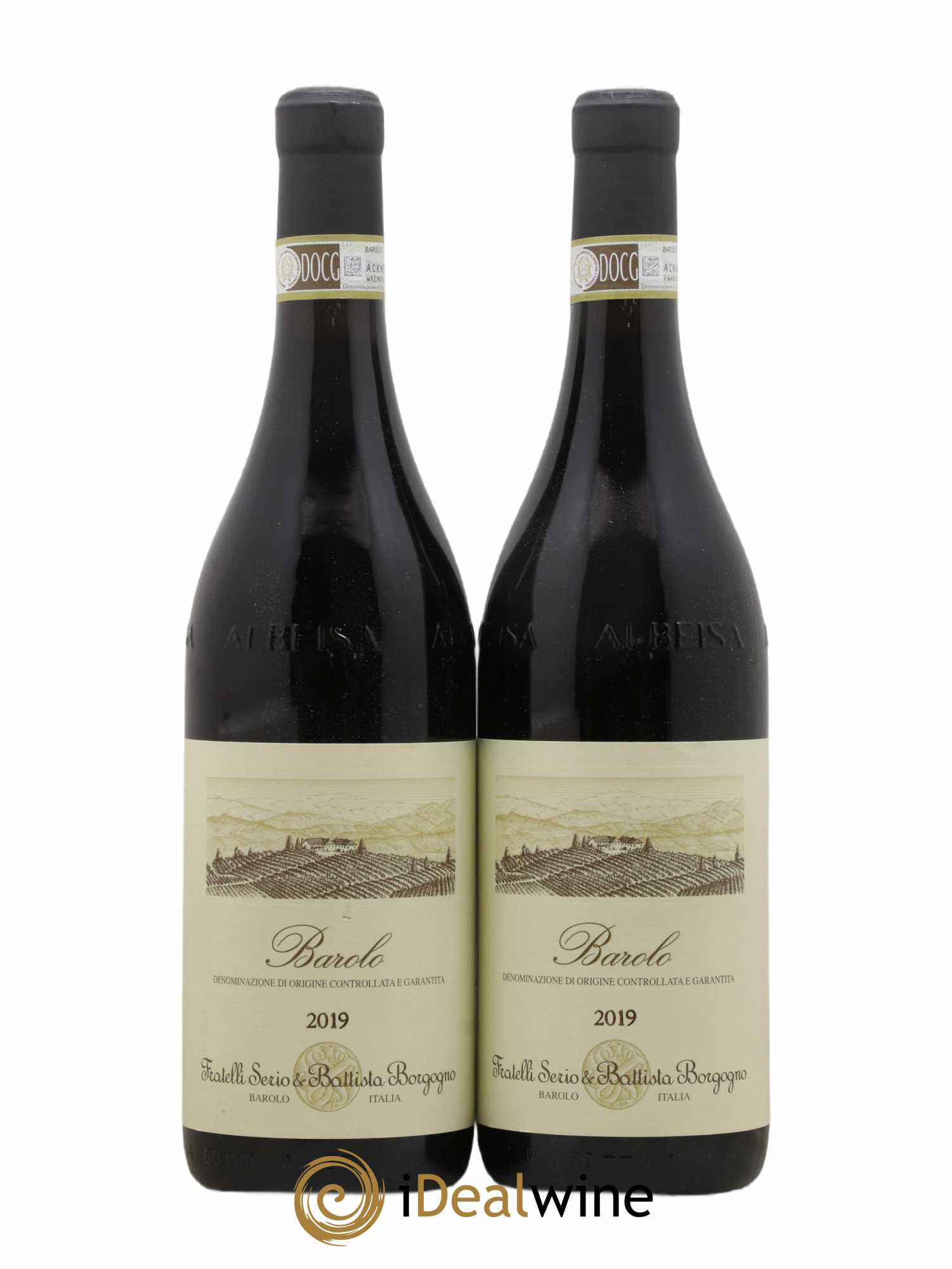 Barolo Fratelli Serio & Battista Borgogno 2019 - Lot de 2 bouteilles - 0