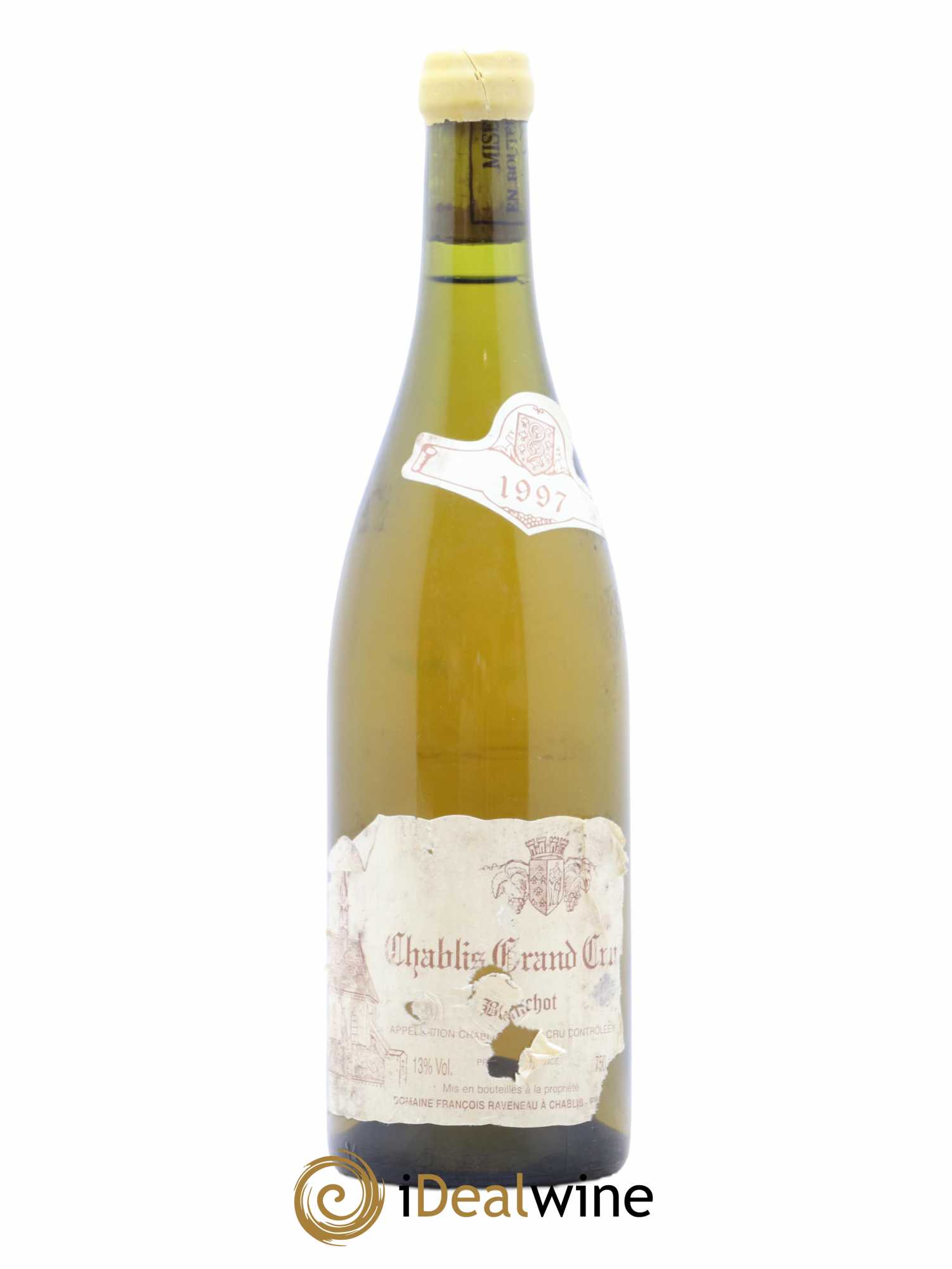 Chablis Grand Cru Blanchot Raveneau (Domaine) 1997 - Lot de 1 bouteille - 0
