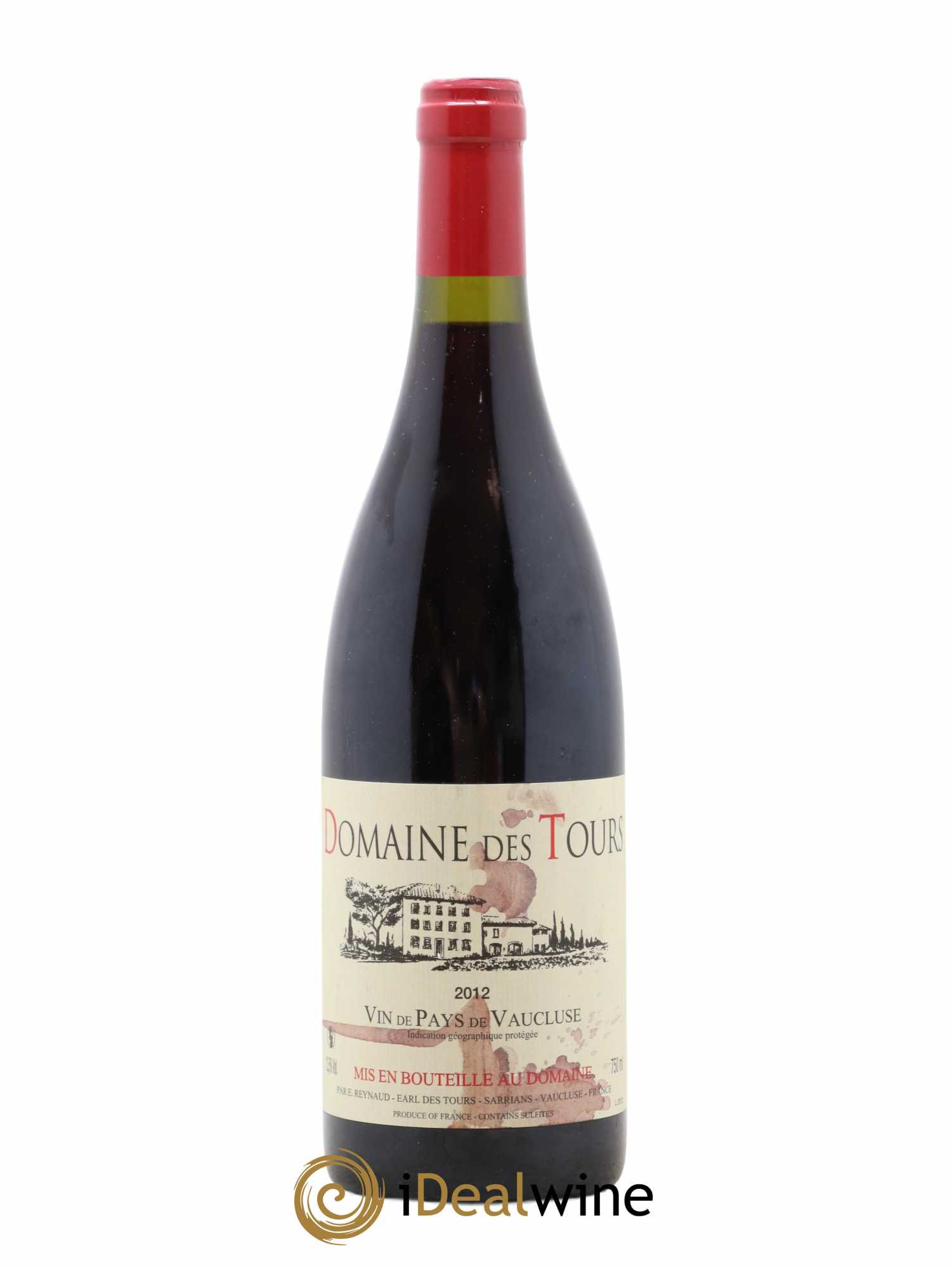Vaucluse (Vin de Pays de Vaucluse) Domaine des Tours Emmanuel Reynaud 2012 - Lot de 1 bouteille - 0