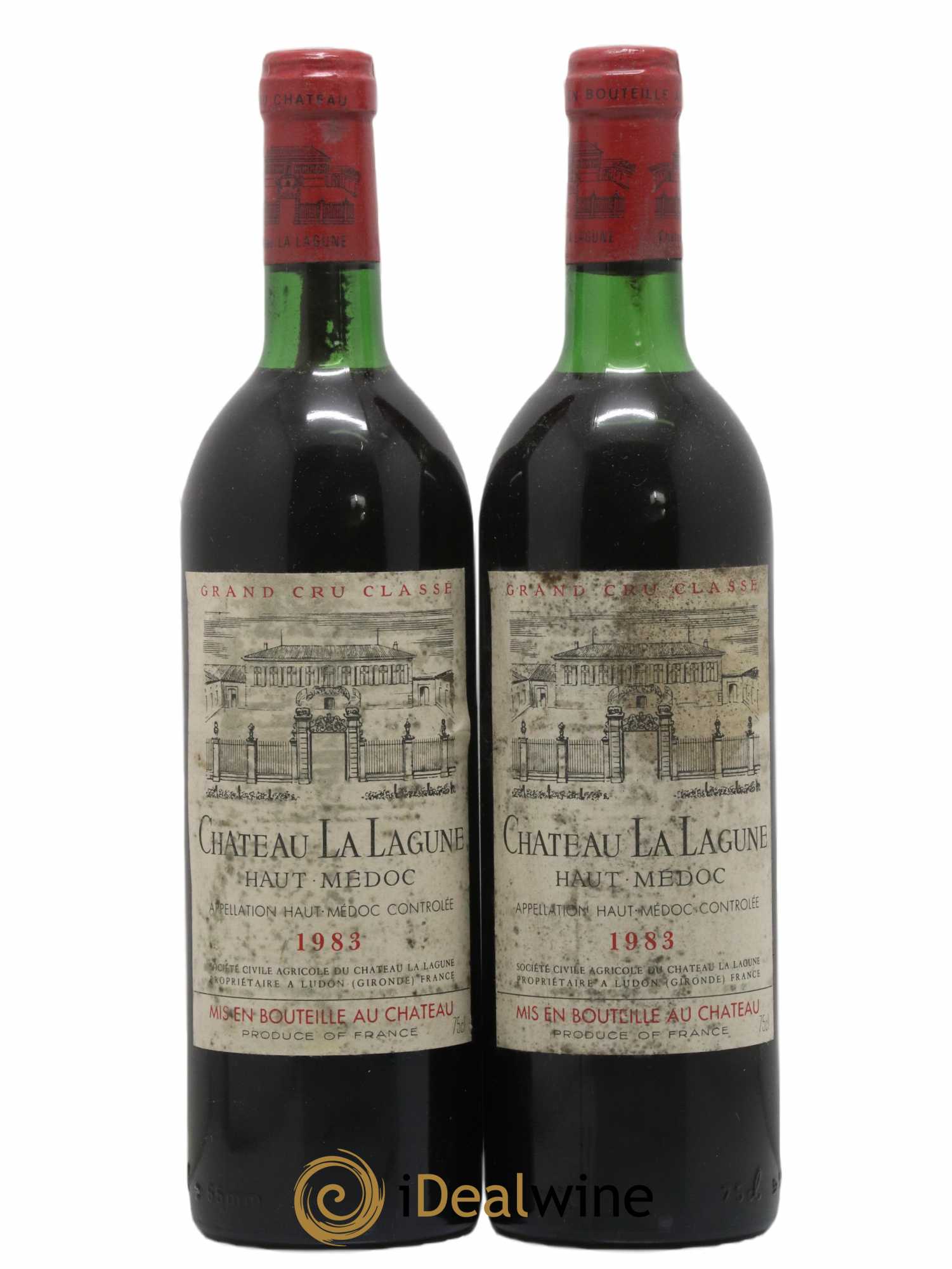 Château la Lagune 3ème Grand Cru Classé 1983 - Lot de 2 bouteilles - 0