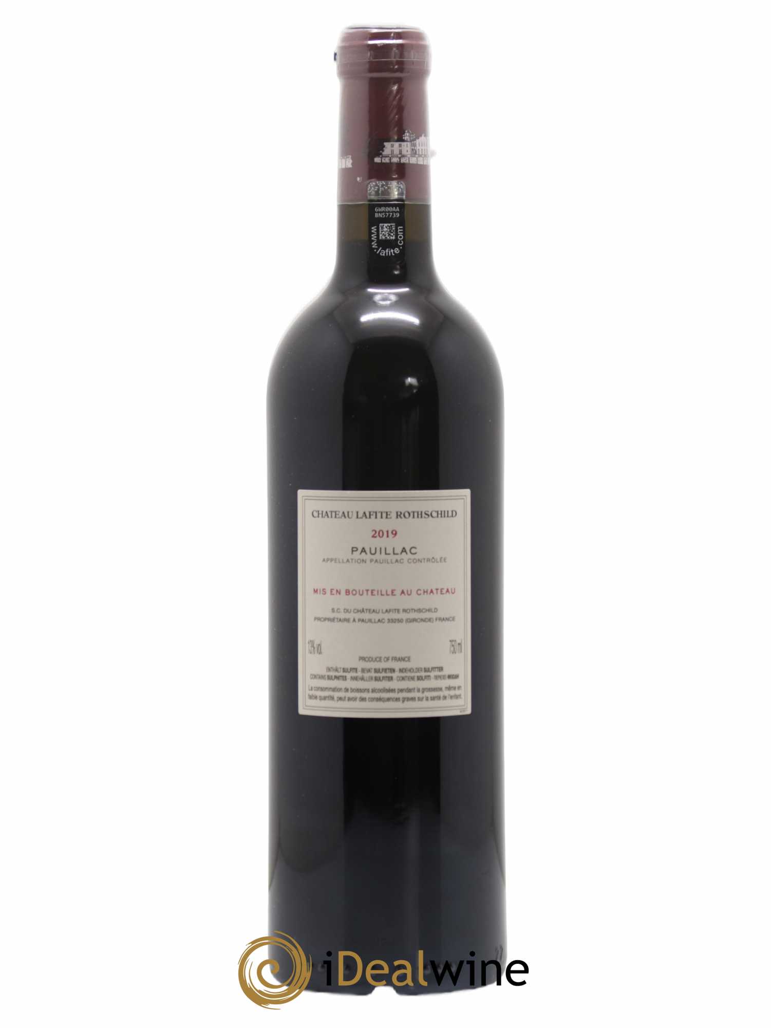 Château Lafite Rothschild 1er Grand Cru Classé 2019 - Lot de 1 bouteille - 1