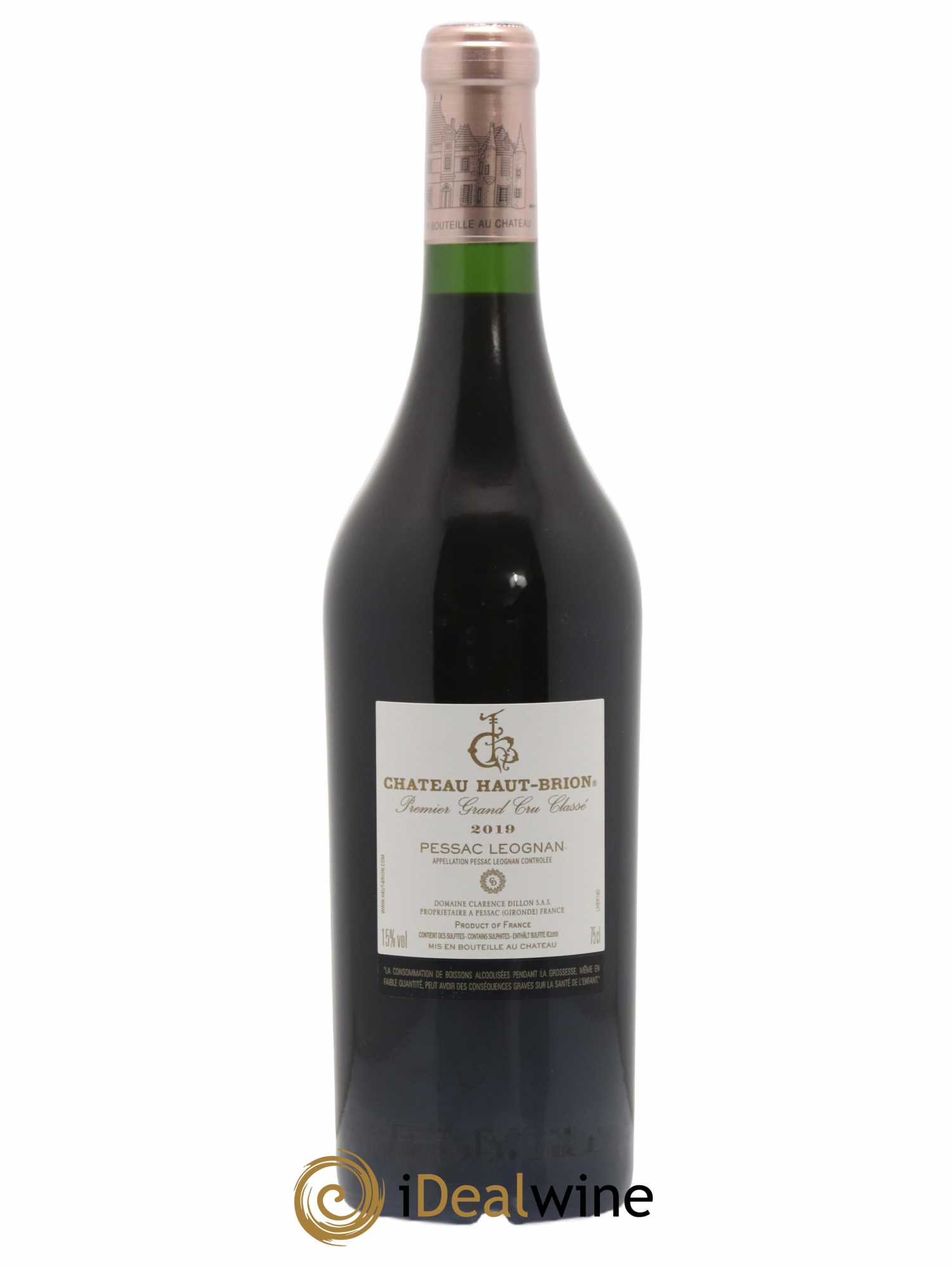 Château Haut Brion 1er Grand Cru Classé 2019 - Lot de 1 bouteille - 1