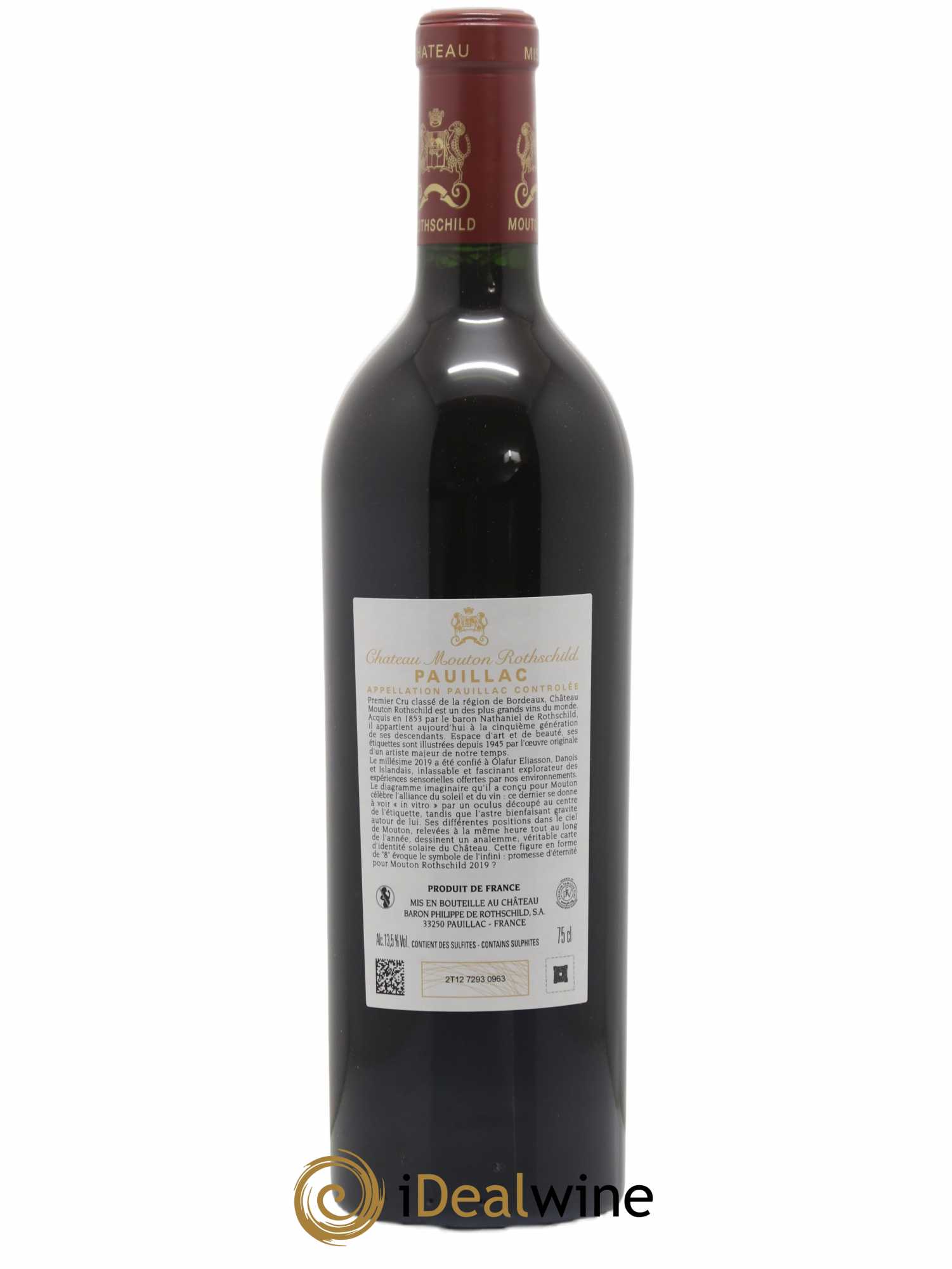 Château Mouton Rothschild 1er Grand Cru Classé 2019 - Lot of 1 bottle - 1