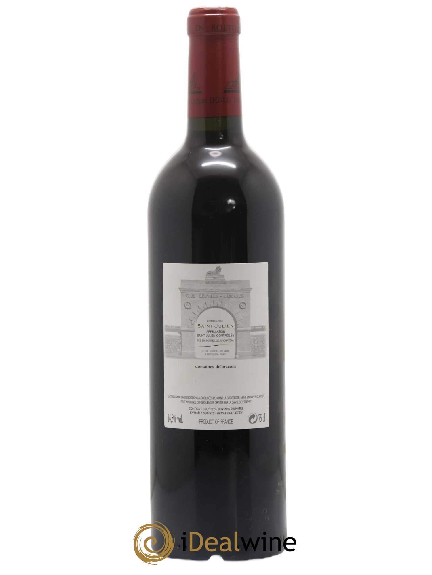 Château Léoville Las Cases 2ème Grand Cru Classé 2018 - Lot de 1 bouteille - 1