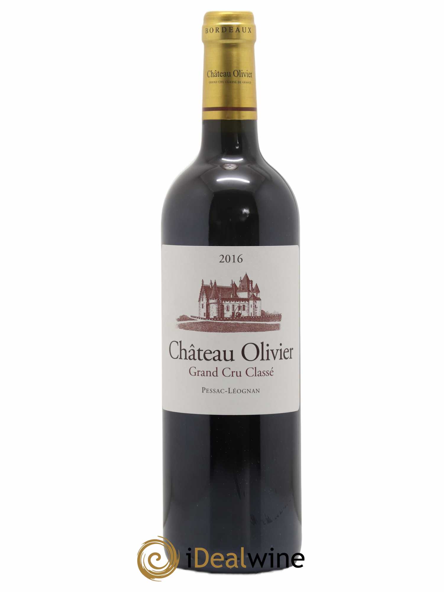 Château Olivier Cru Classé de Graves 2016 - Lot de 1 bouteille - 0