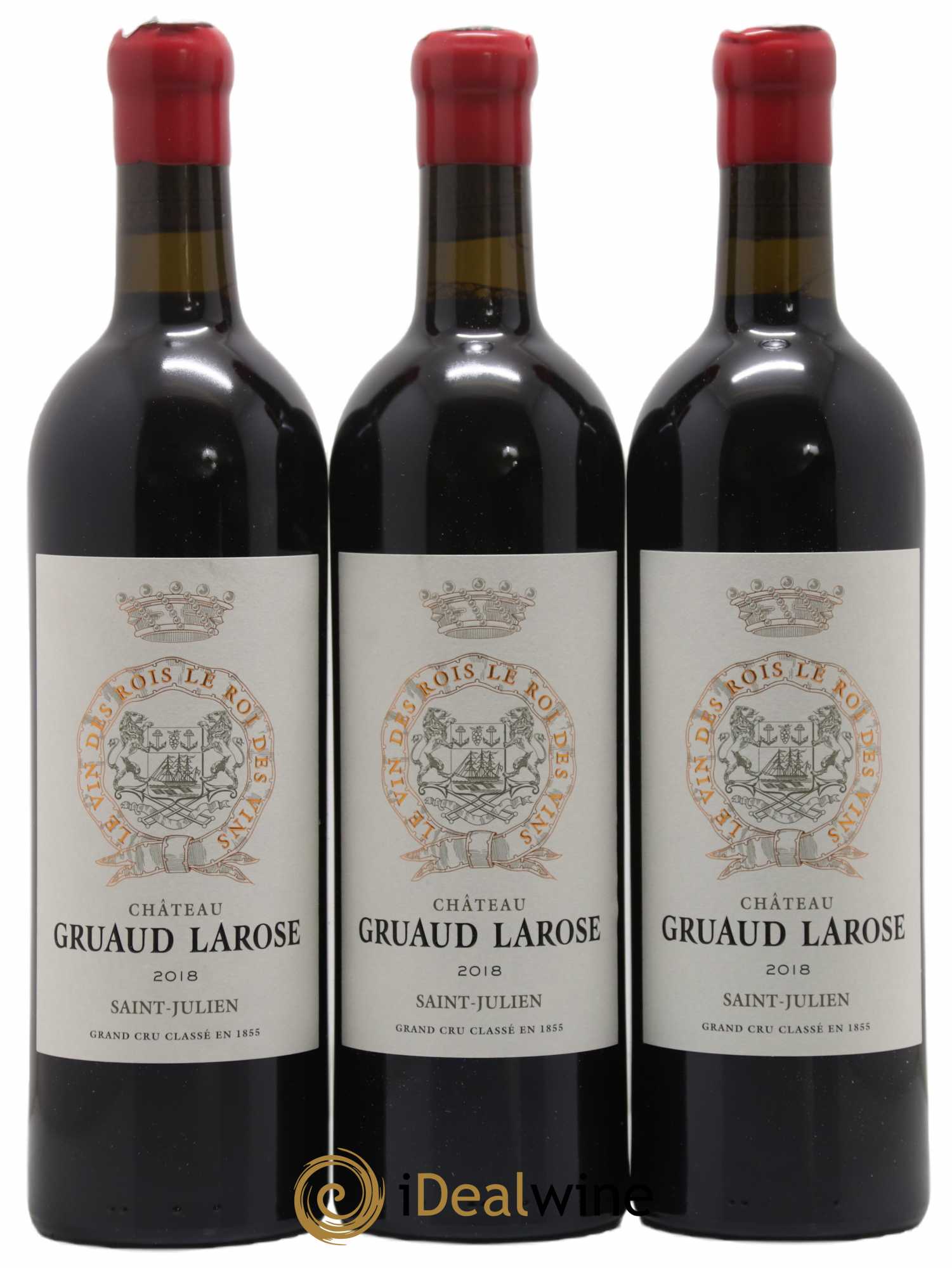 Château Gruaud Larose 2ème Grand Cru Classé 2018 - Lot de 3 bouteilles - 0