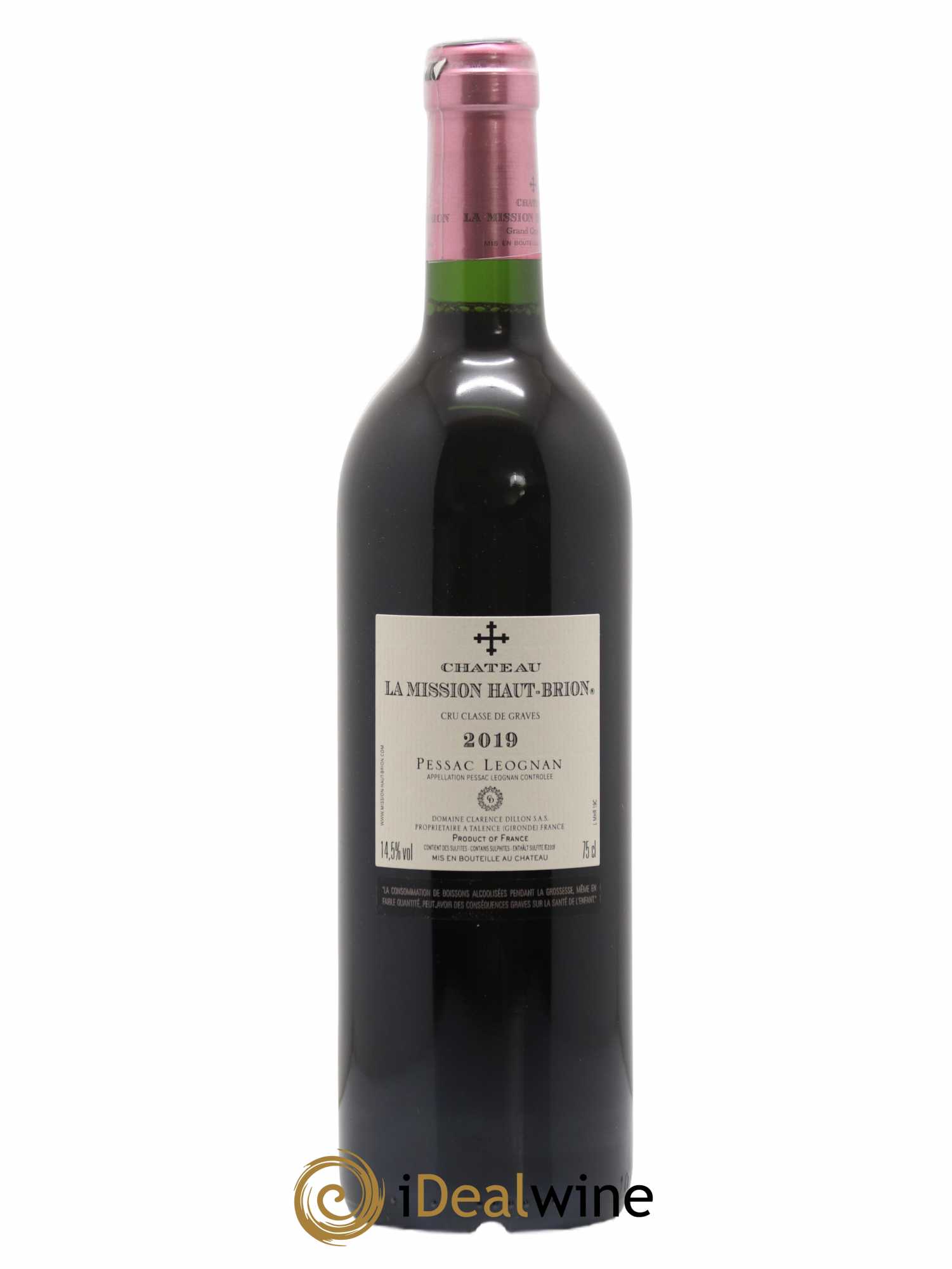 Château la Mission Haut-Brion Cru Classé de Graves 2019 - Lot de 1 bouteille - 1