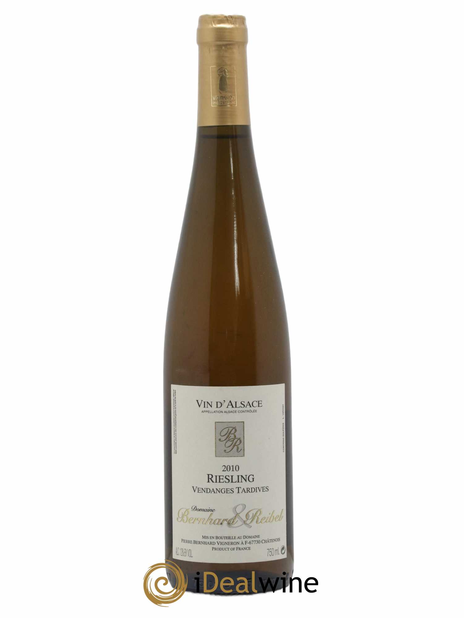 Alsace Riesling Vendanges Tardives Domaine Bernhard Reibel 2010 - Posten von 1 Flasche - 0