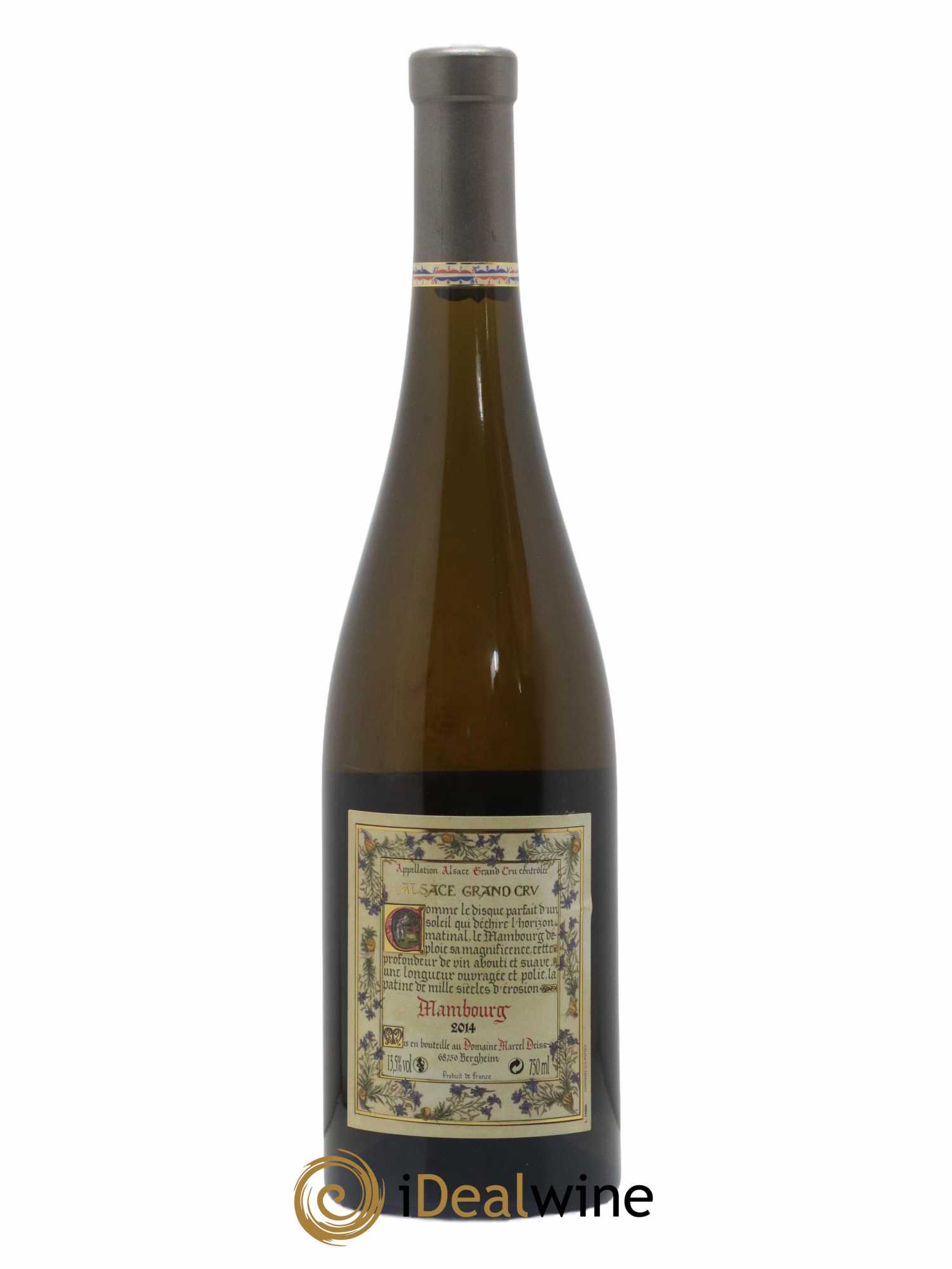 Alsace Grand Cru Mambourg Marcel Deiss (Domaine) 2014 - Lot de 1 bouteille - 1