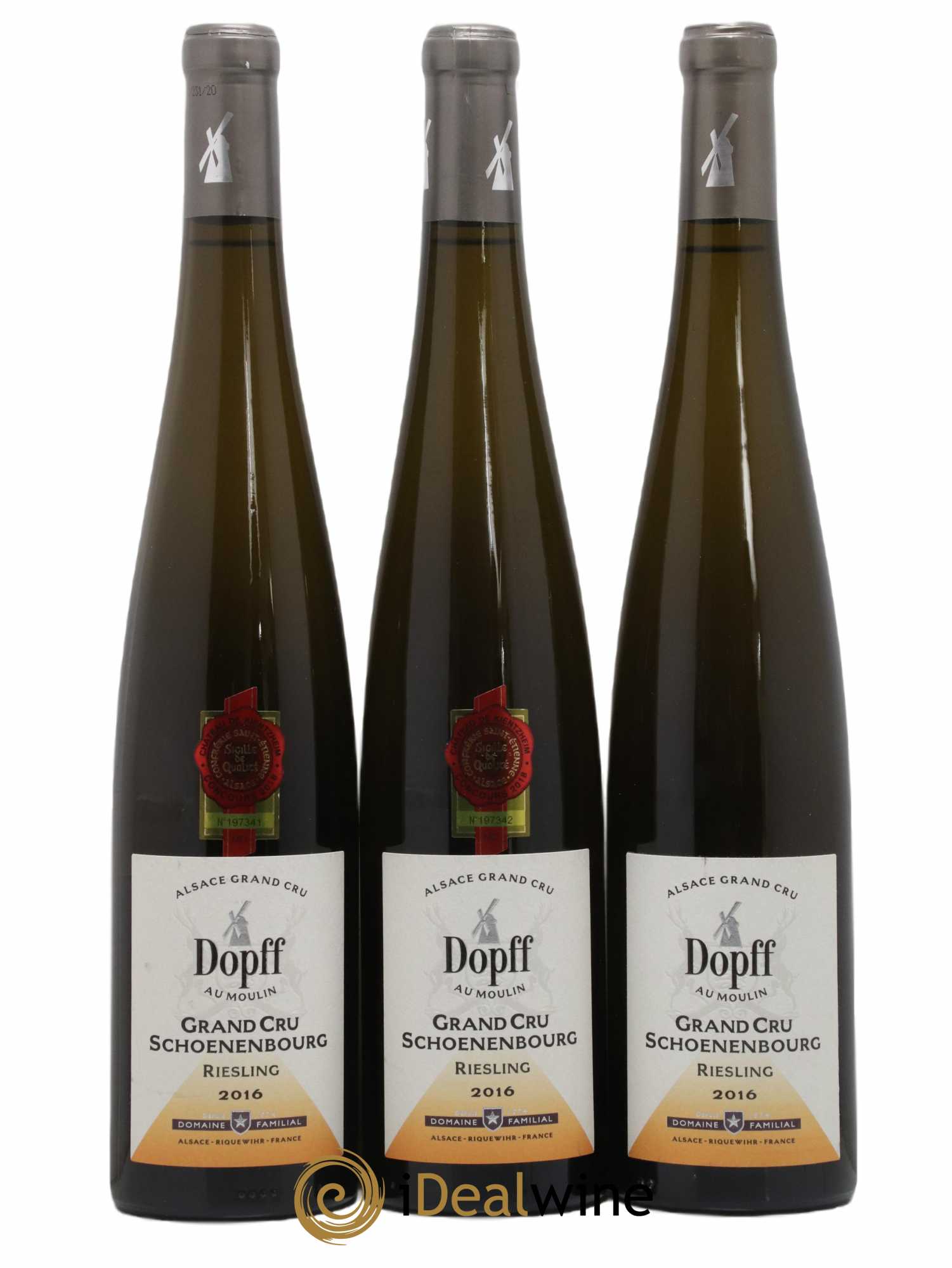 Alsace Riesling Grand Cru Schoenenbourg Domaine Dopff Au Moulin 2016 - Posten von 3 Flaschen - 0