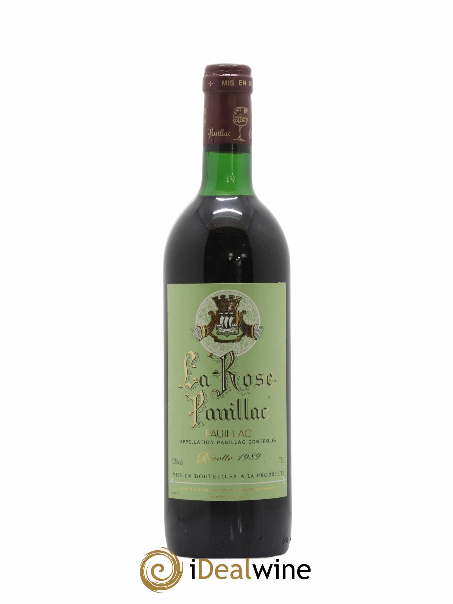 La Rose Pauillac 1989 - Lot de 1 bouteille - 0