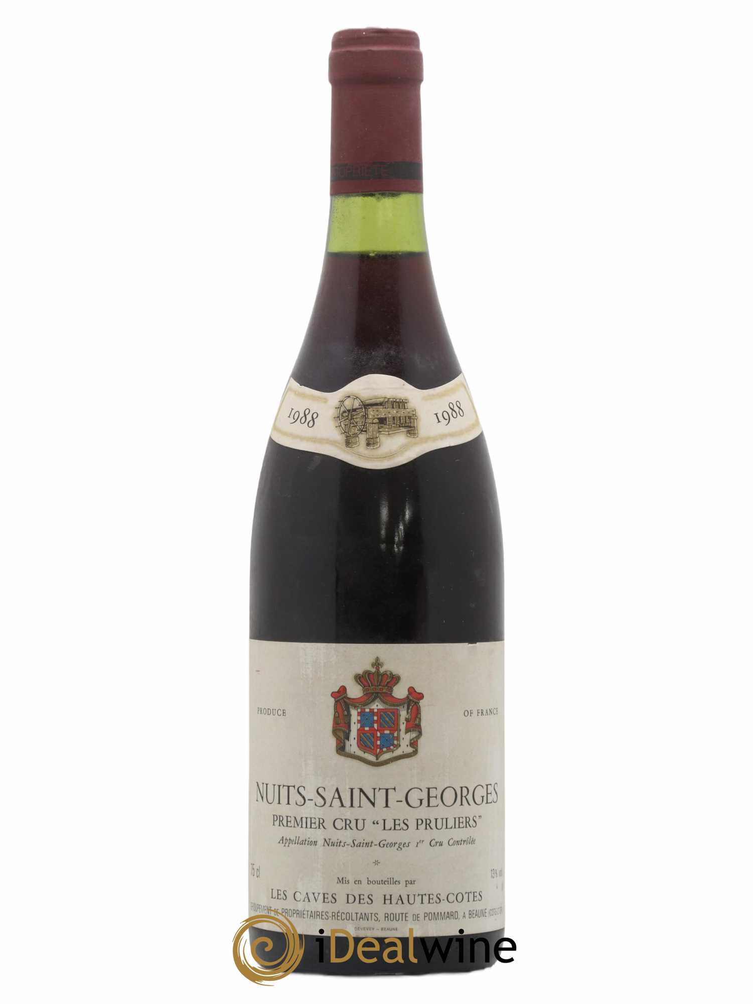 Nuits-Saint-Georges 1er Cru Les Pruliers Les Caves Des Hautes Cotes 1988 - Posten von 1 Flasche - 0