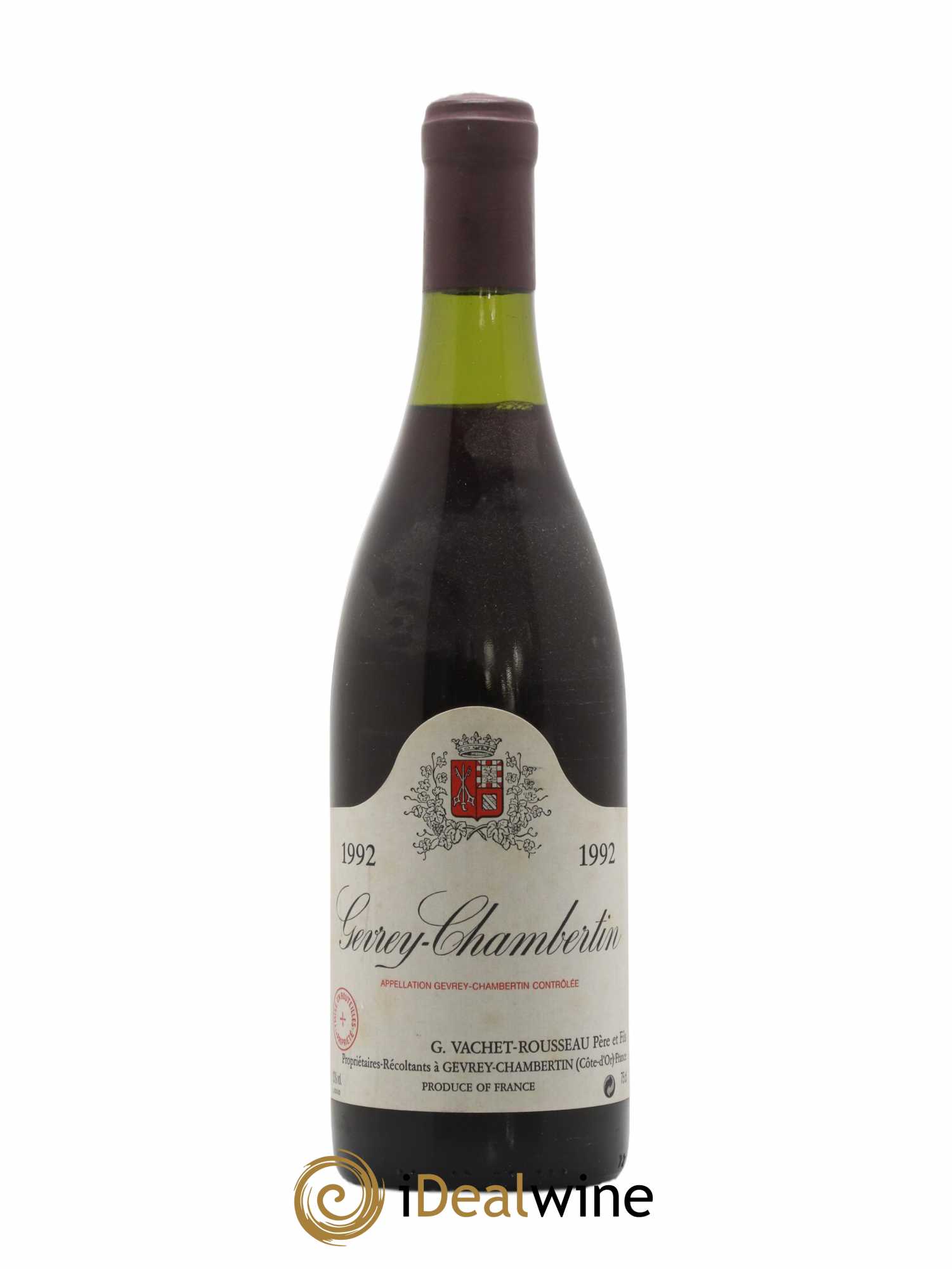 Gevrey-Chambertin G.Vachet Rousseau 1992 - Lot de 1 bouteille - 0