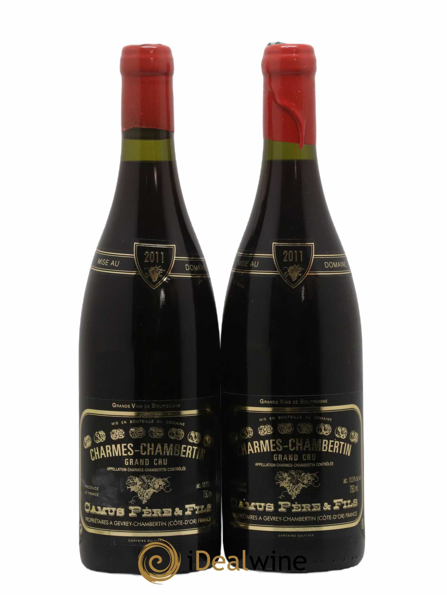 Charmes-Chambertin Grand Cru Camus Père et Fils (Domaine) 2011 - Lot de 2 bouteilles - 0