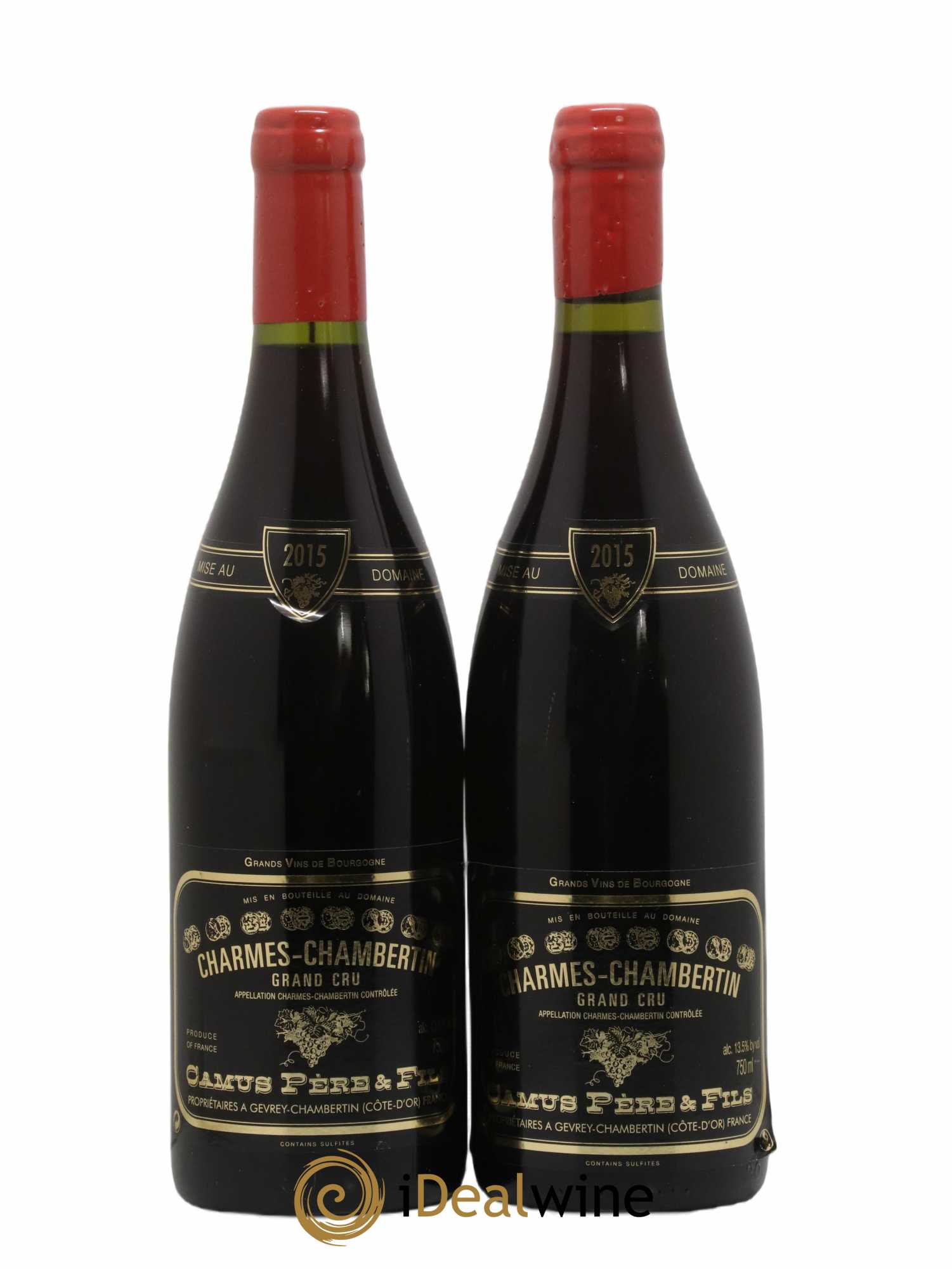 Charmes-Chambertin Grand Cru Camus Père et Fils (Domaine) 2015 - Lot de 2 bouteilles - 0