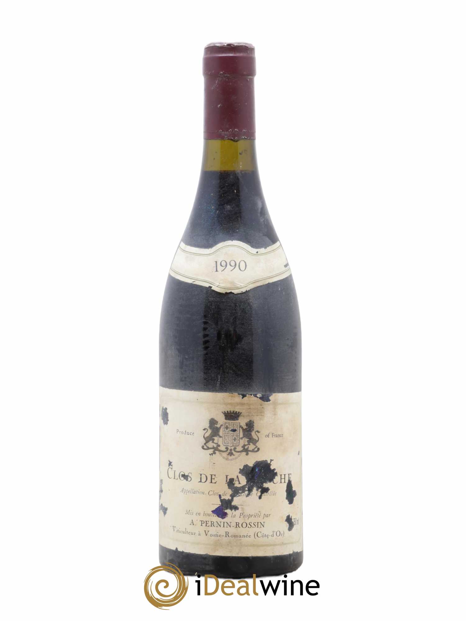 Clos de la Roche Grand Cru Pernin Rossin 1990 - Posten von 1 Flasche - 0