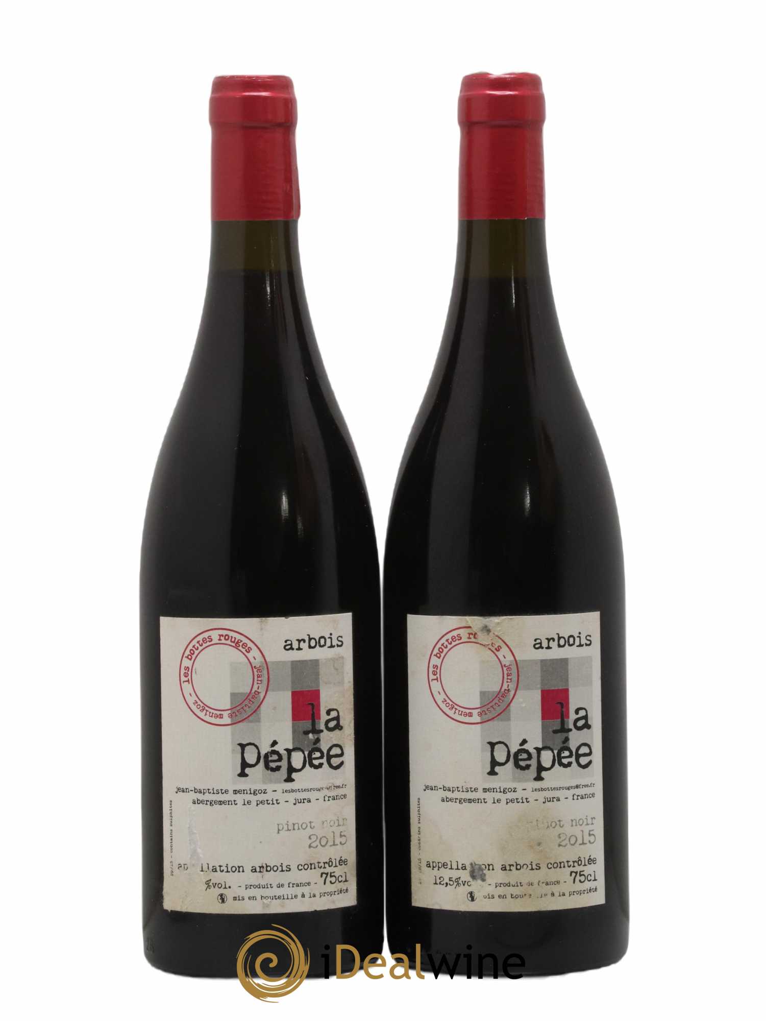 Arbois La Pépée Les Bottes Rouges 2015 - Lotto di 2 bottiglie - 0