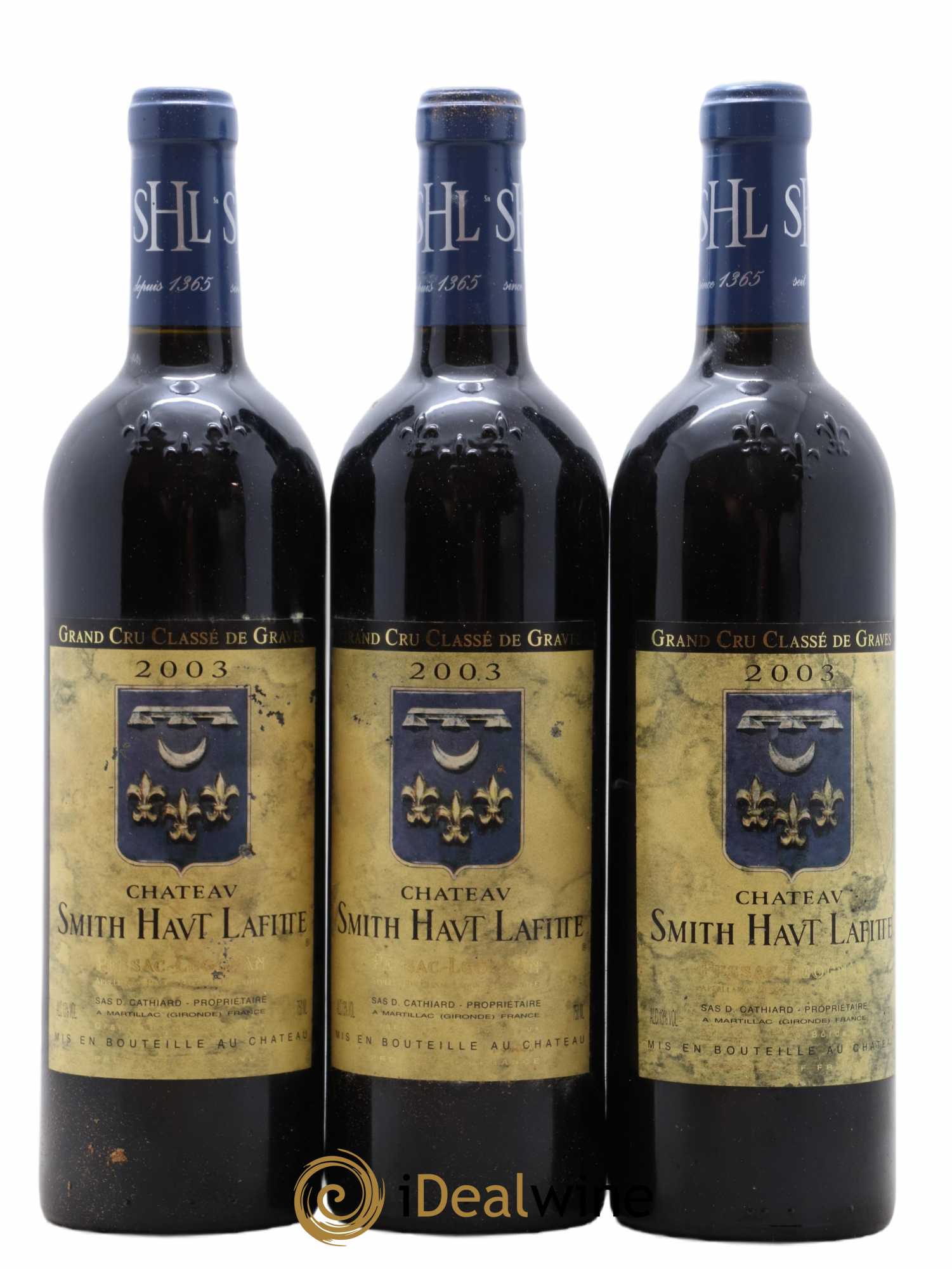 Château Smith Haut Lafitte Cru Classé de Graves 2003 - Lot de 6 bouteilles - 1