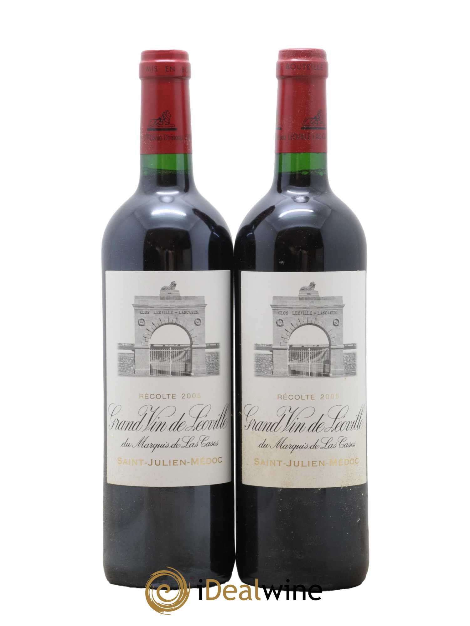 Château Léoville Las Cases 2ème Grand Cru Classé 2005 - Lot de 2 bouteilles - 0