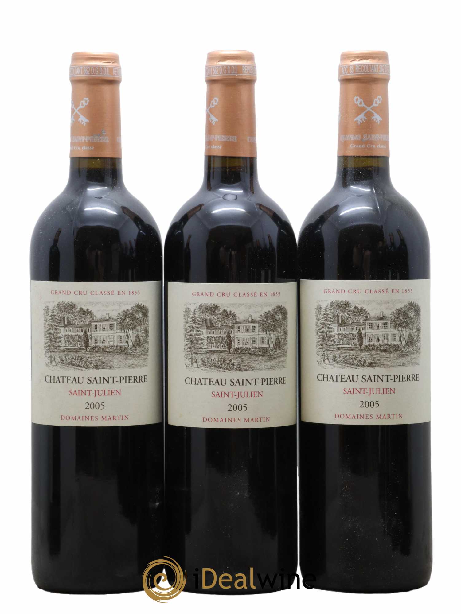 Château Saint-Pierre 4ème Grand Cru Classé 2005 - Lot de 12 bouteilles - 2