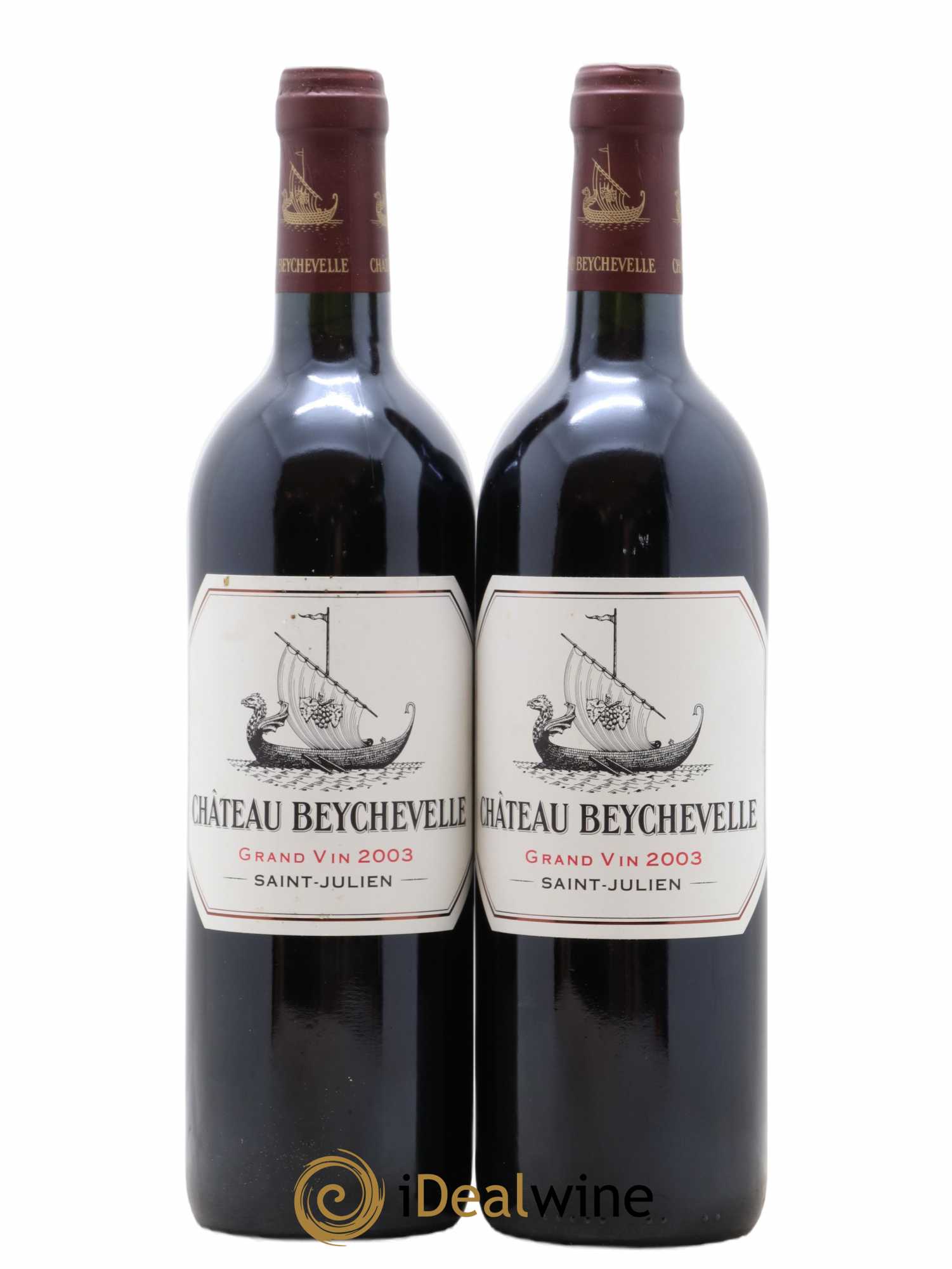 Château Beychevelle 4ème Grand Cru Classé 2003 - Lot de 2 bouteilles - 0