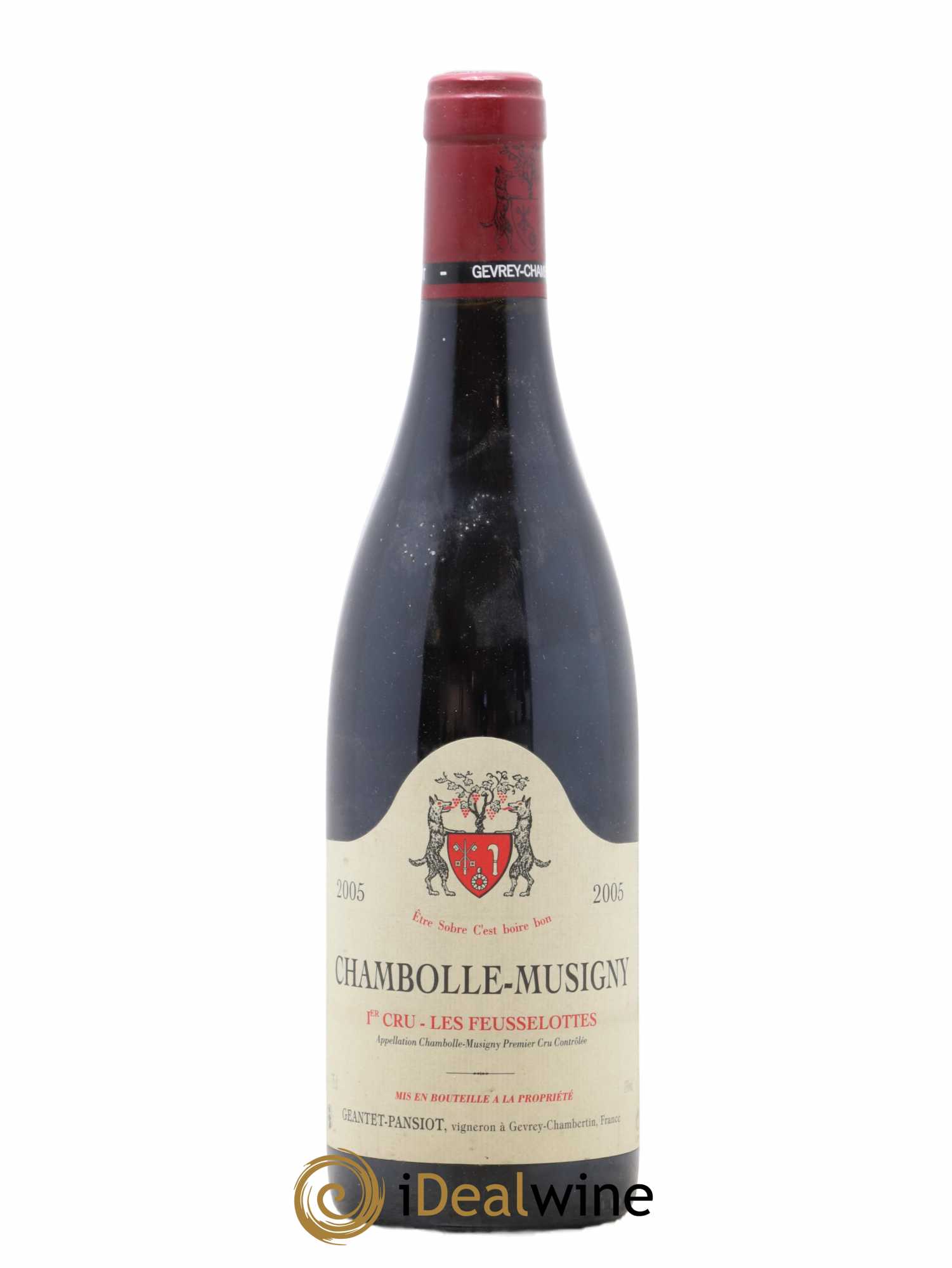 Chambolle-Musigny 1er Cru Les Feusselottes Geantet-Pansiot 2005 - Lot de 1 bouteille - 0
