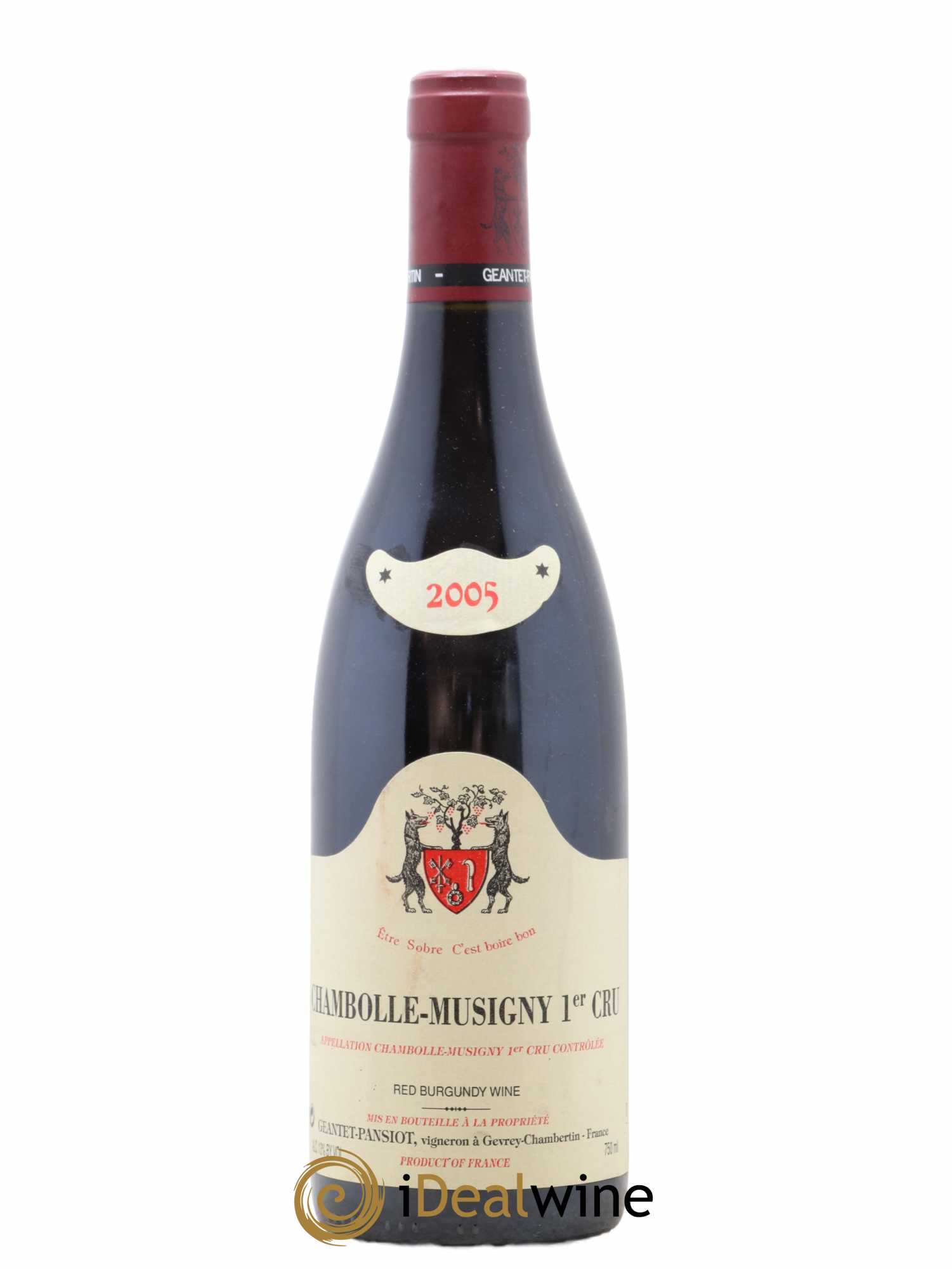 Chambolle-Musigny 1er Cru Geantet-Pansiot 2005 - Lot de 1 bouteille - 0