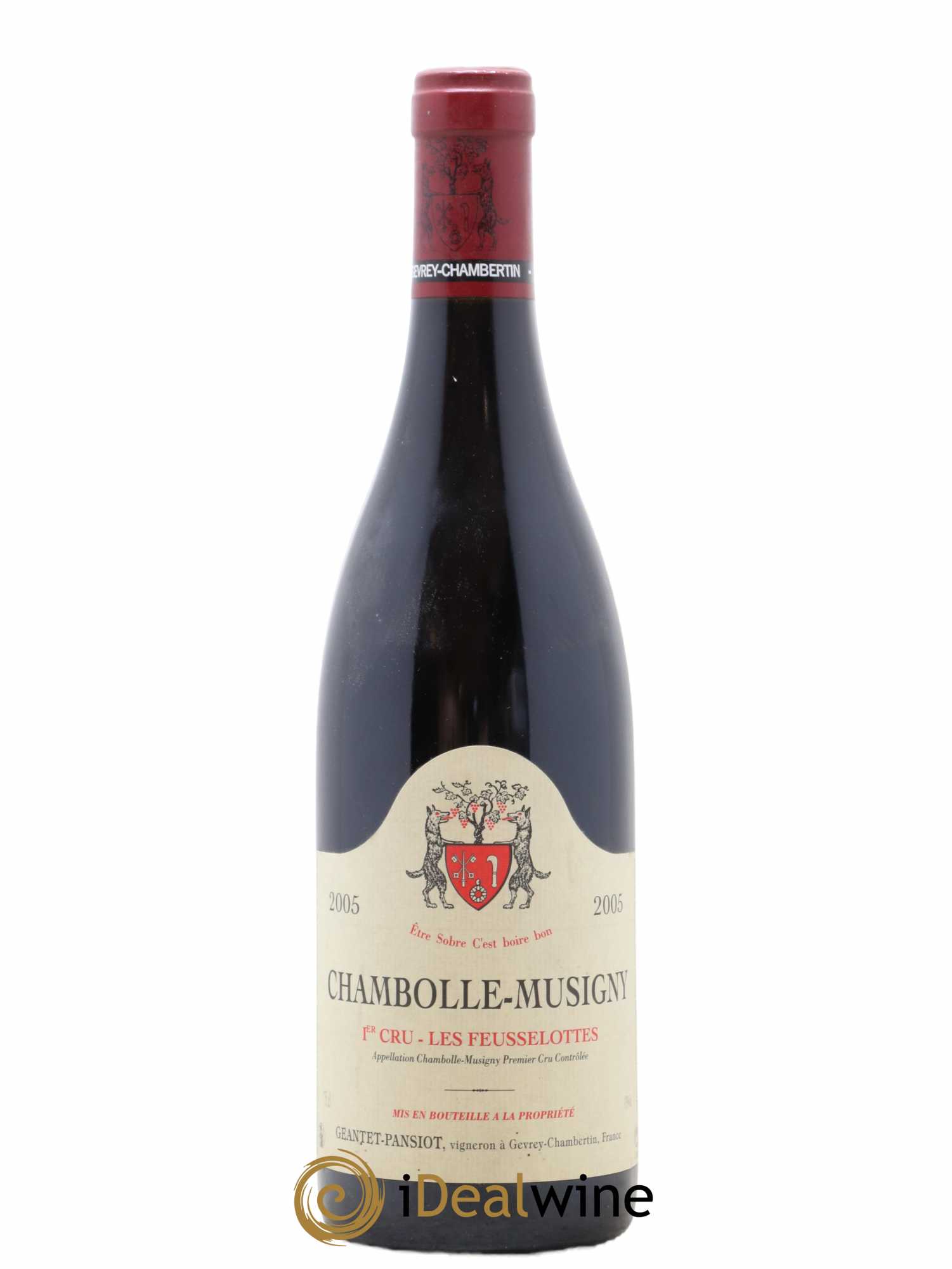 Chambolle-Musigny 1er Cru Les Feusselottes Geantet-Pansiot 2005 - Lot de 1 bouteille - 0