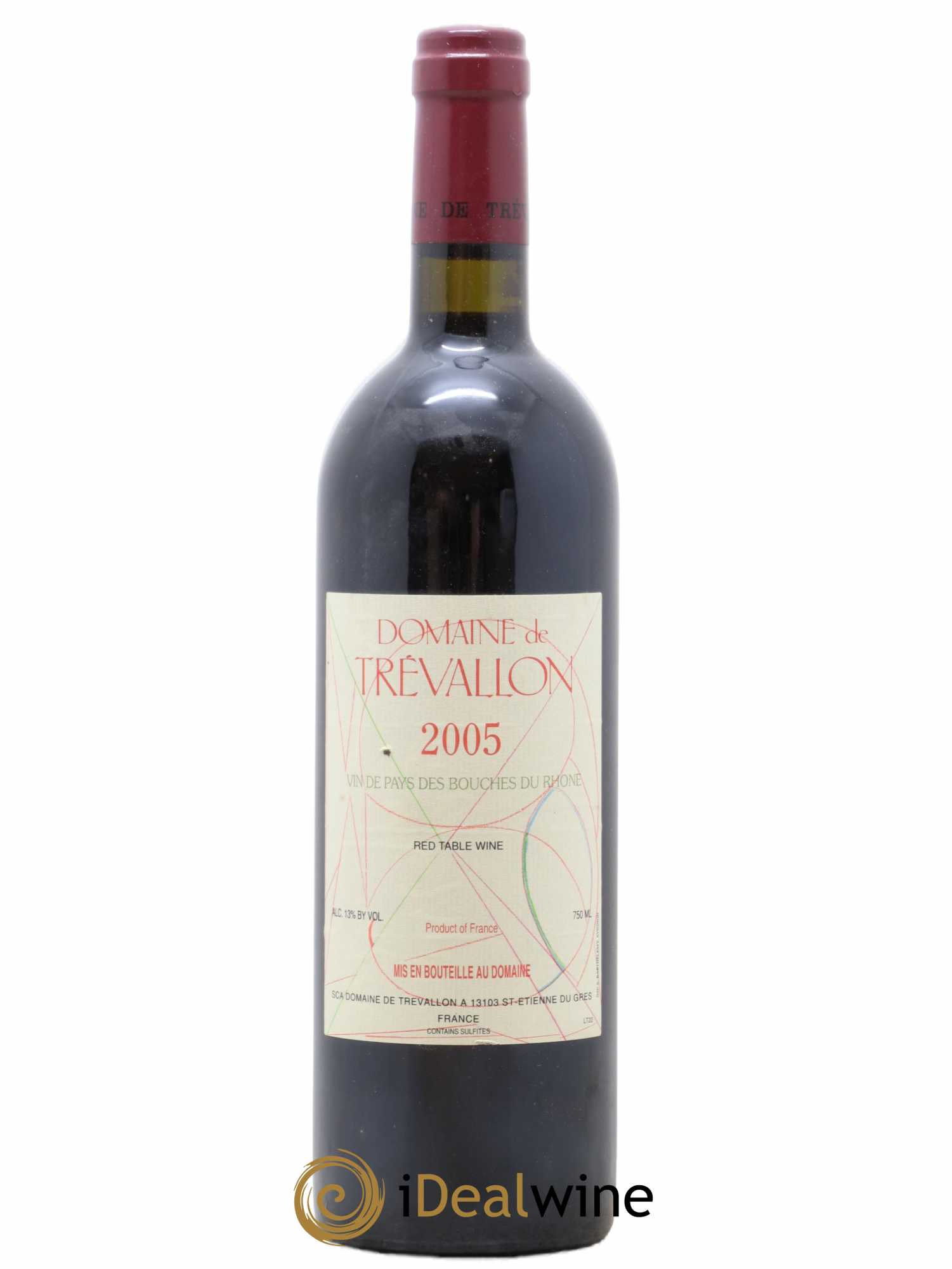 VDP Bouches du Rhône Trévallon (Domaine de) Eloi Dürrbach 2005 - Lot de 1 bouteille - 0