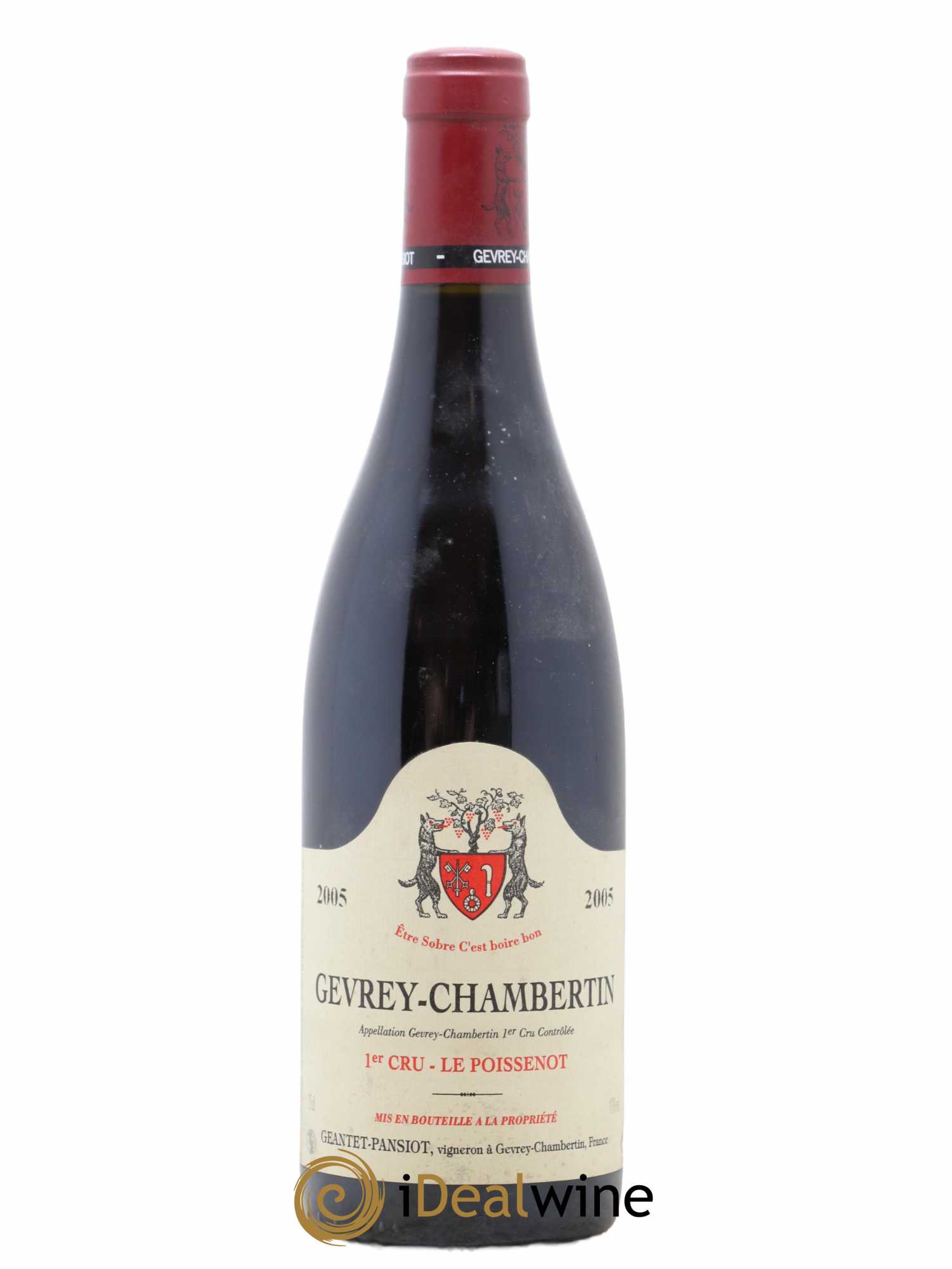Gevrey-Chambertin 1er Cru Le Poissenot Geantet-Pansiot 2005 - Lot de 1 bouteille - 0
