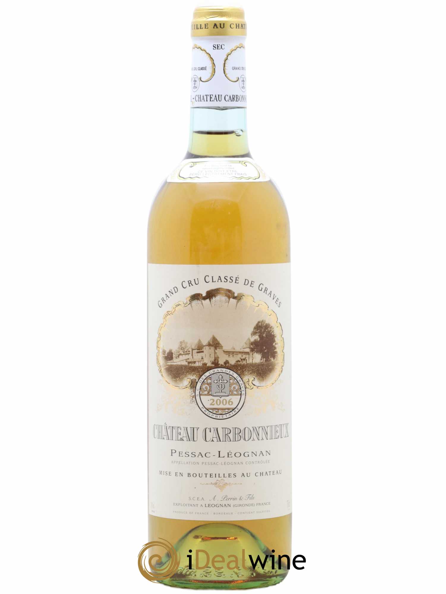 Château Carbonnieux Cru Classé de Graves 2006 - Lot de 1 bouteille - 0