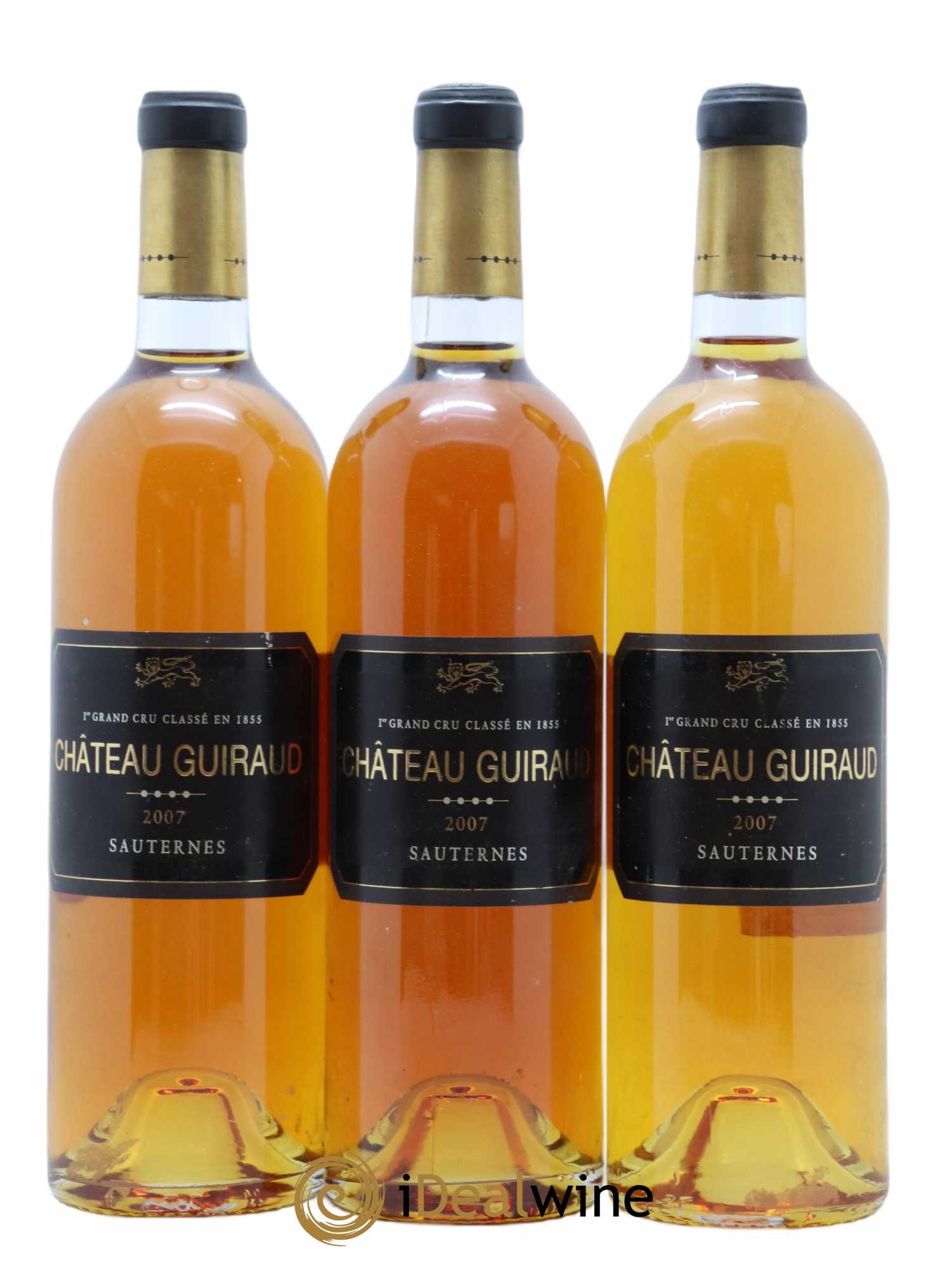 Château Guiraud 1er Grand Cru Classé (no reserve) 2007 - Lot of 3 bottles - 0