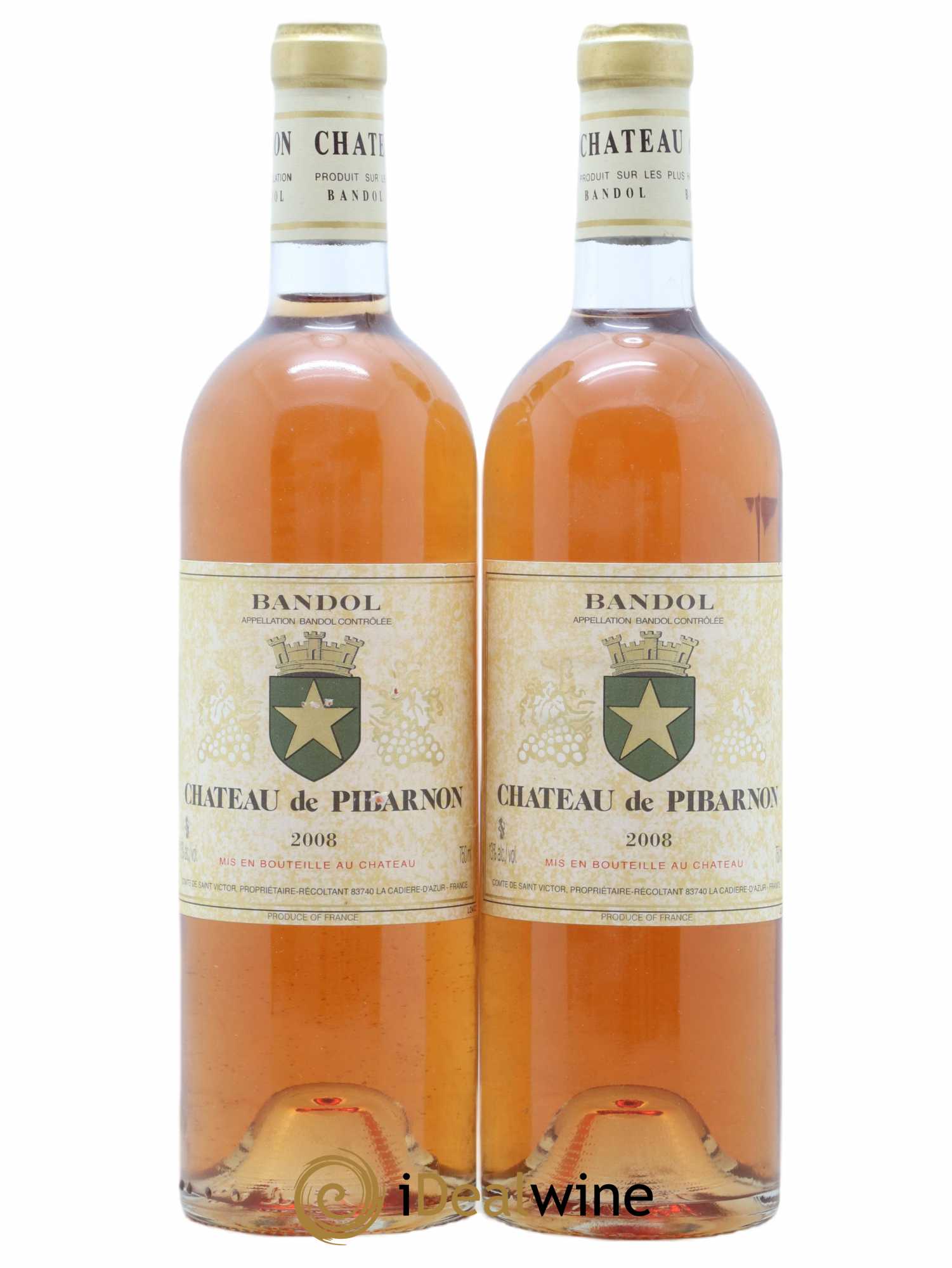 Bandol Château de Pibarnon Comte de Saint-Victor 2008 - Lot de 2 bouteilles - 0