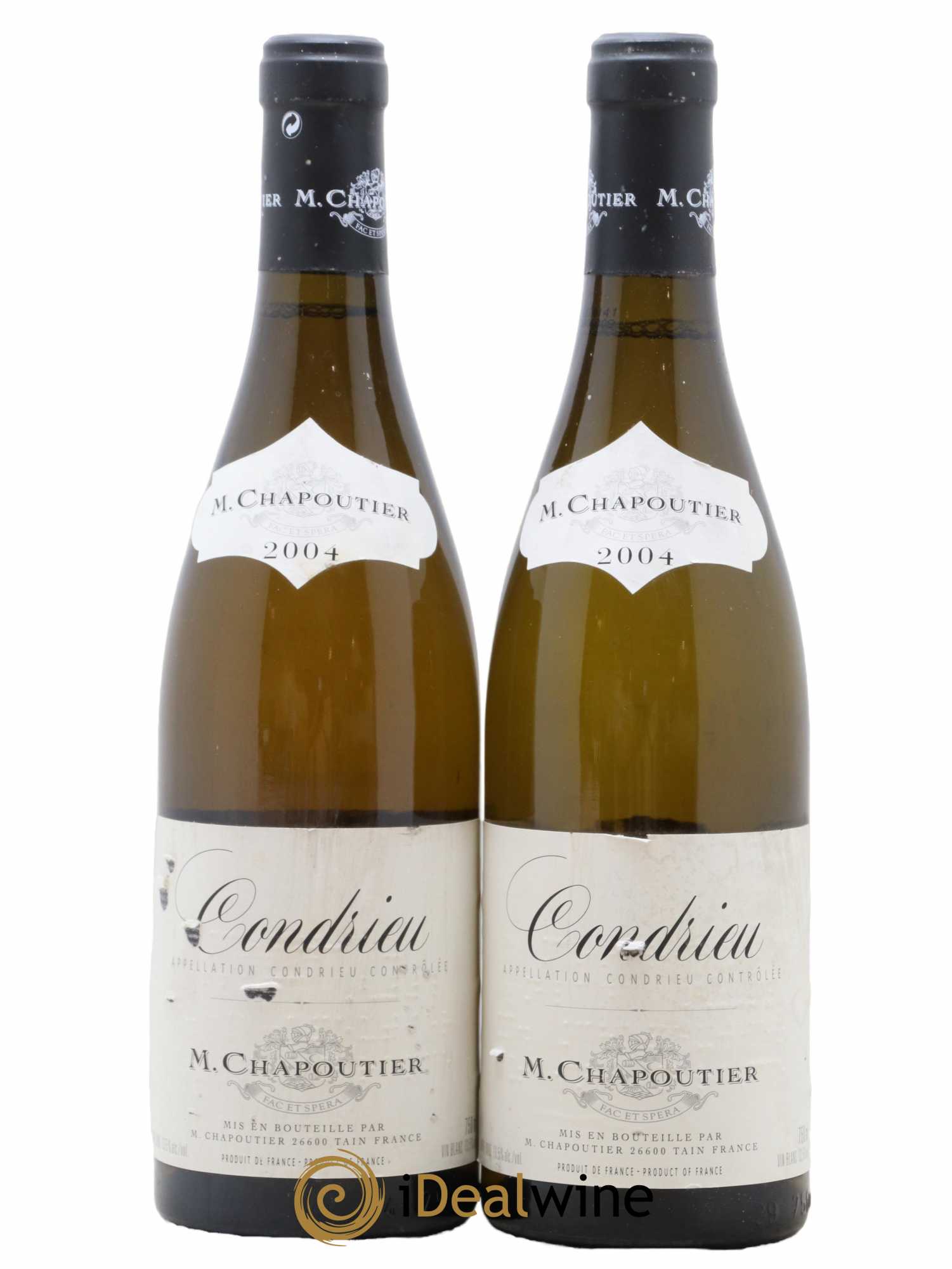 Condrieu M Chapoutier (no reserve) 2004 - Lot of 2 bottles - 0
