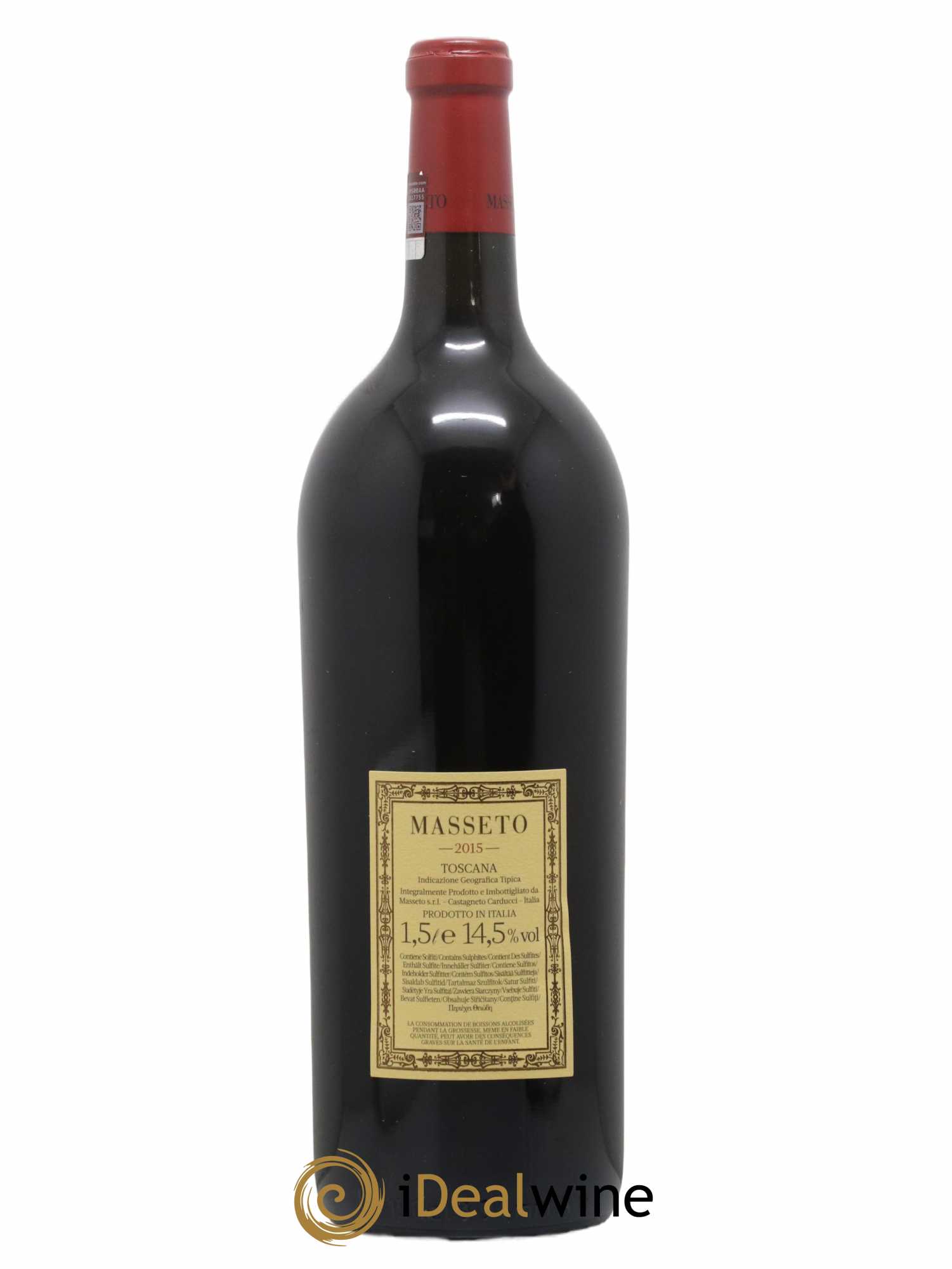 Toscana IGT Tenuta Dell'Ornellaia Masseto Frescobaldi 2015 - Lot de 1 magnum - 1