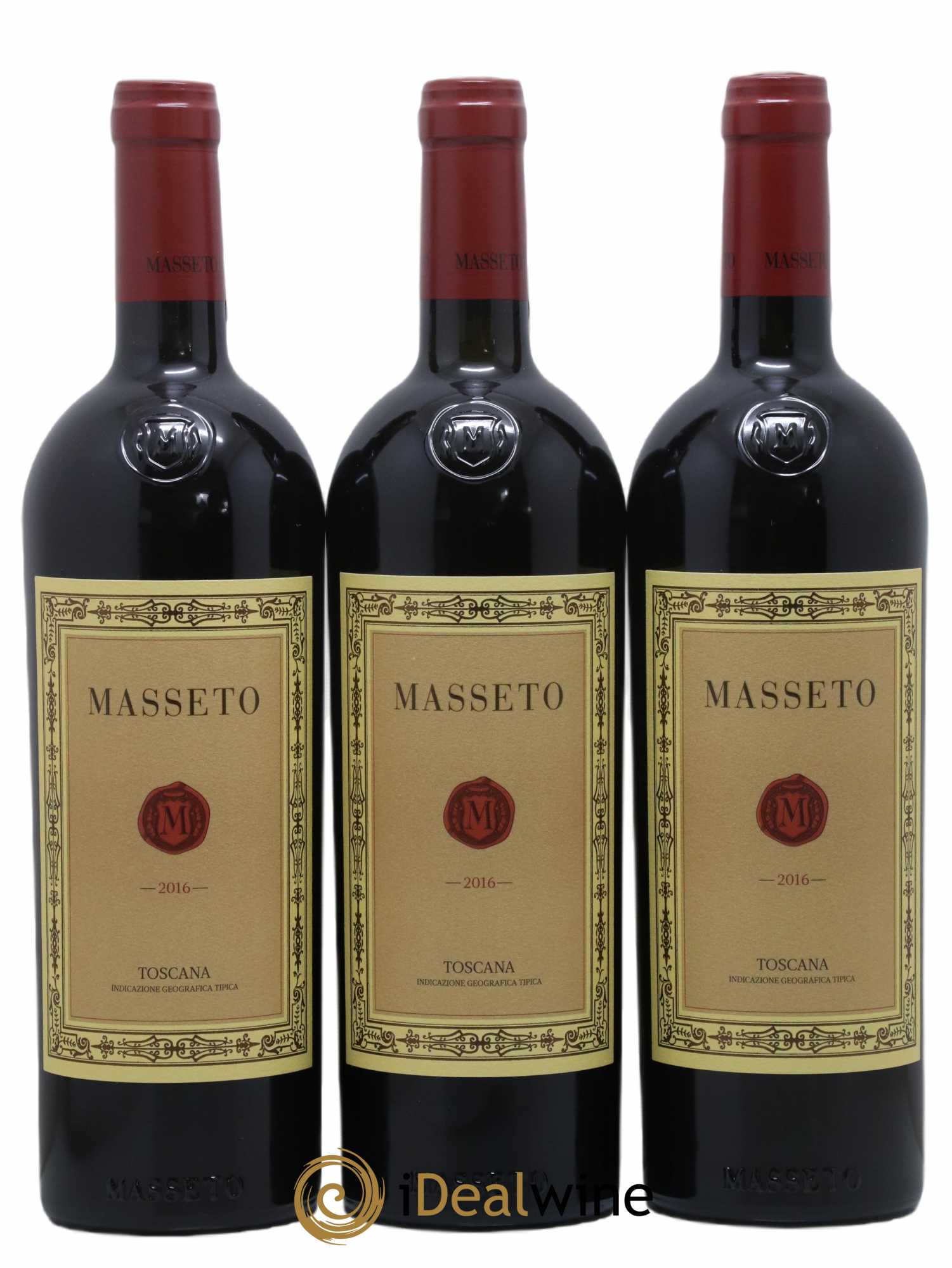 Toscana IGT Tenuta Dell'Ornellaia Masseto Frescobaldi 2016 - Lot de 3 bouteilles - 0