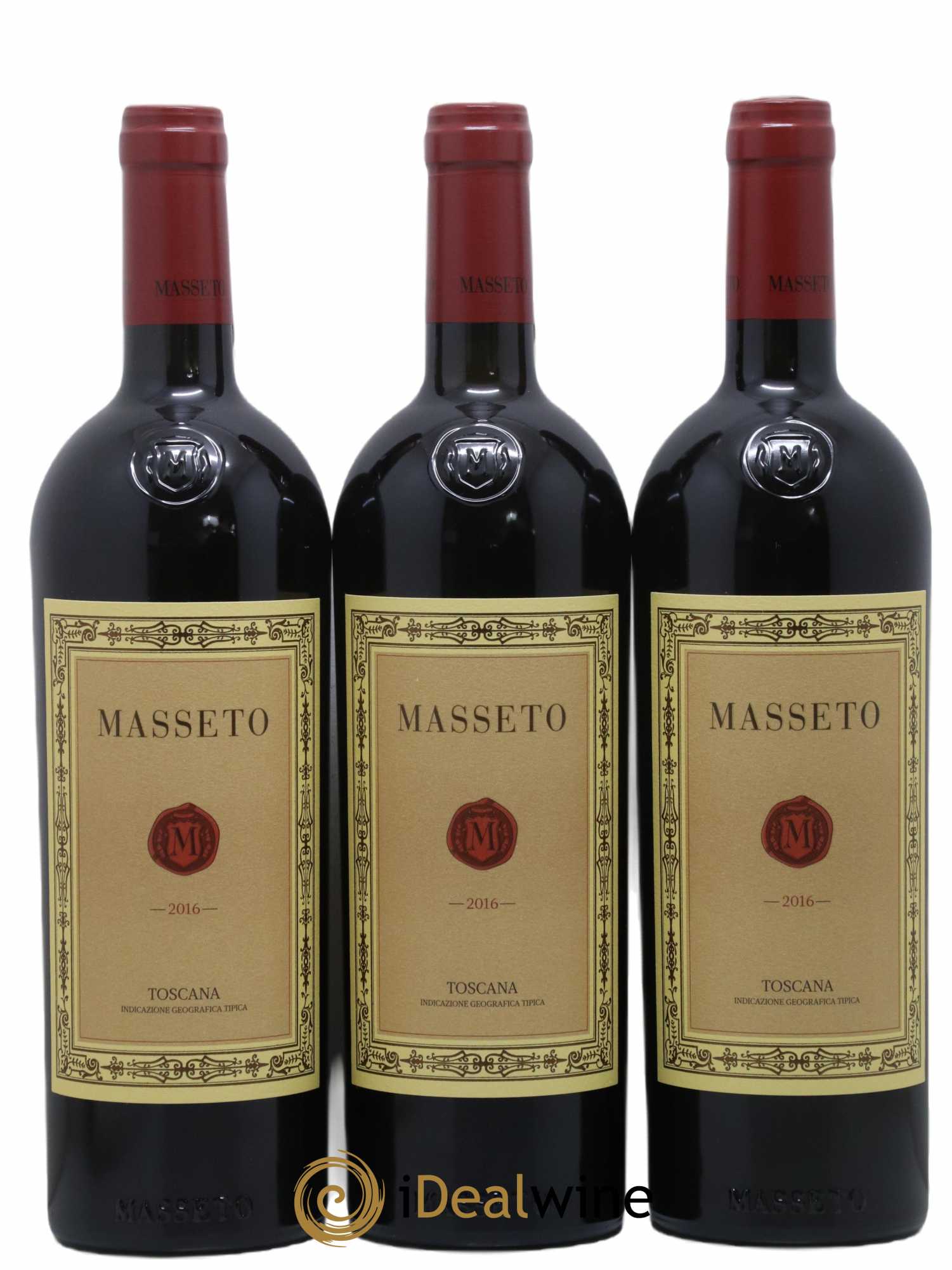 Toscana IGT Tenuta Dell'Ornellaia Masseto Frescobaldi 2016 - Lot de 3 bouteilles - 0