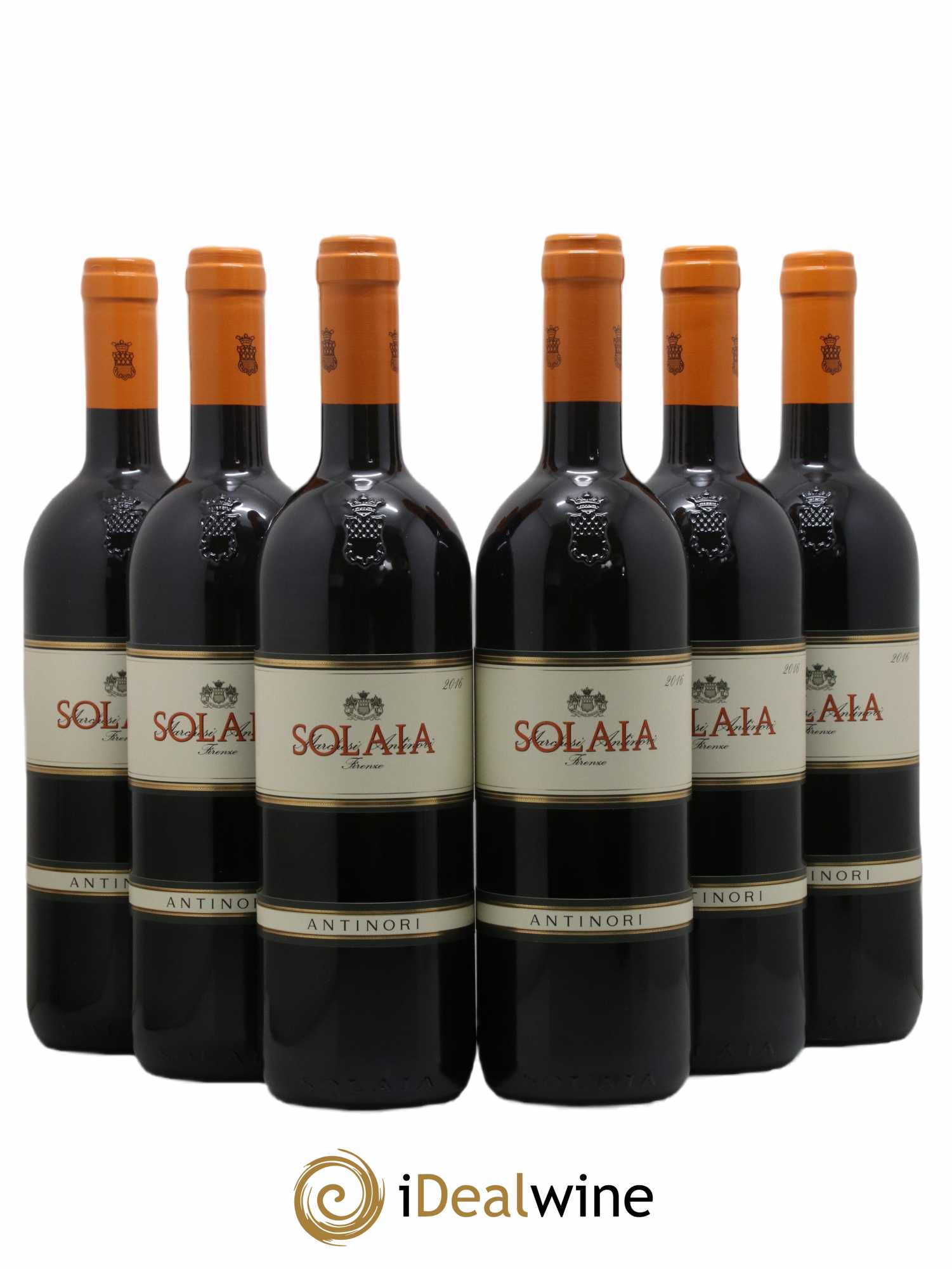 Toscana IGT Solaia Tenuta Tignanello - Marchesi Antinori 2016 - Lot de 6 bouteilles - 0