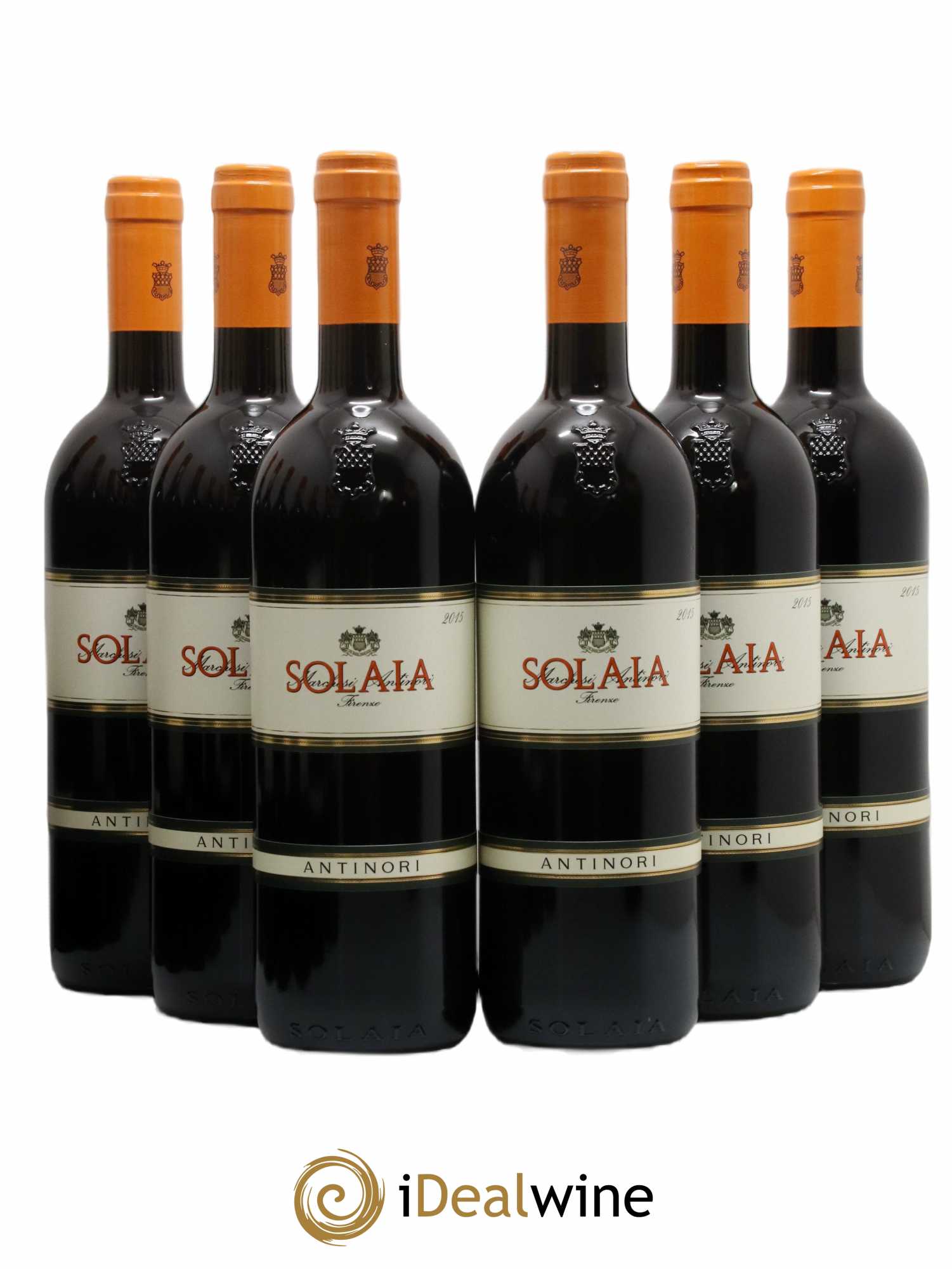 Toscana IGT Solaia Tenuta Tignanello - Marchesi Antinori 2015 - Lot de 6 bouteilles - 0