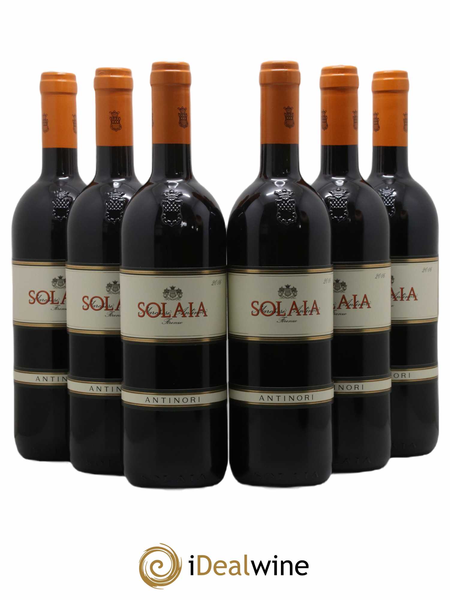 Toscana IGT Solaia Tenuta Tignanello - Marchesi Antinori 2016 - Lot de 6 bouteilles - 0