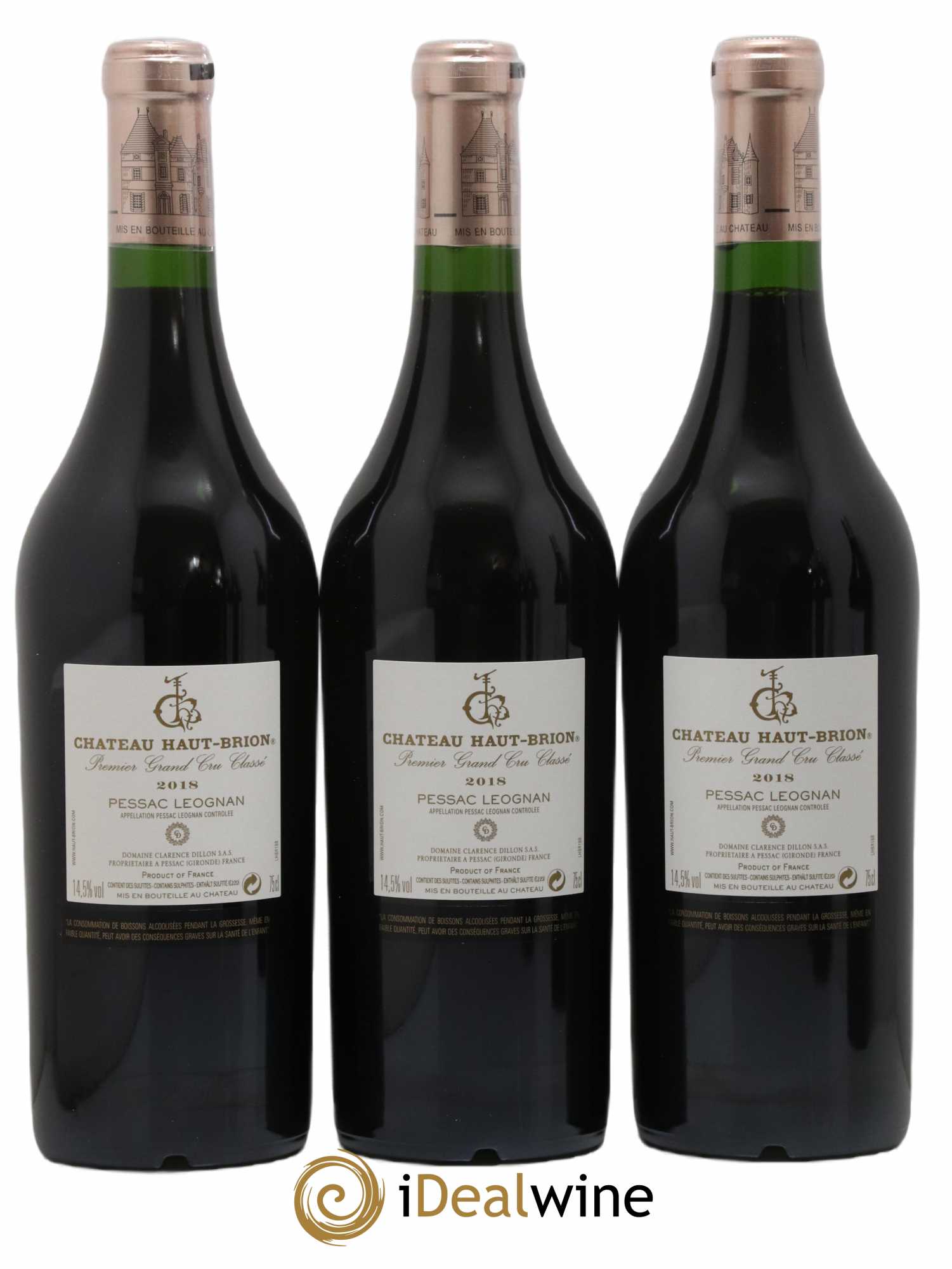Château Haut Brion 1er Grand Cru Classé 2018 - Lot de 6 bouteilles - 4