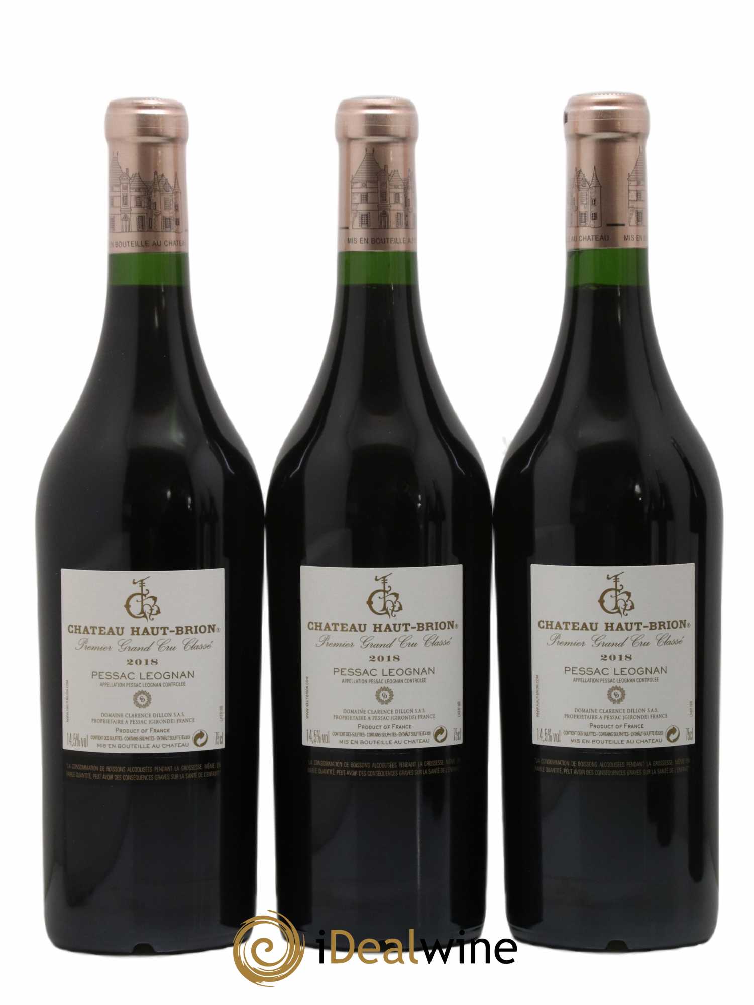 Château Haut Brion 1er Grand Cru Classé 2018 - Lot de 6 bouteilles - 4