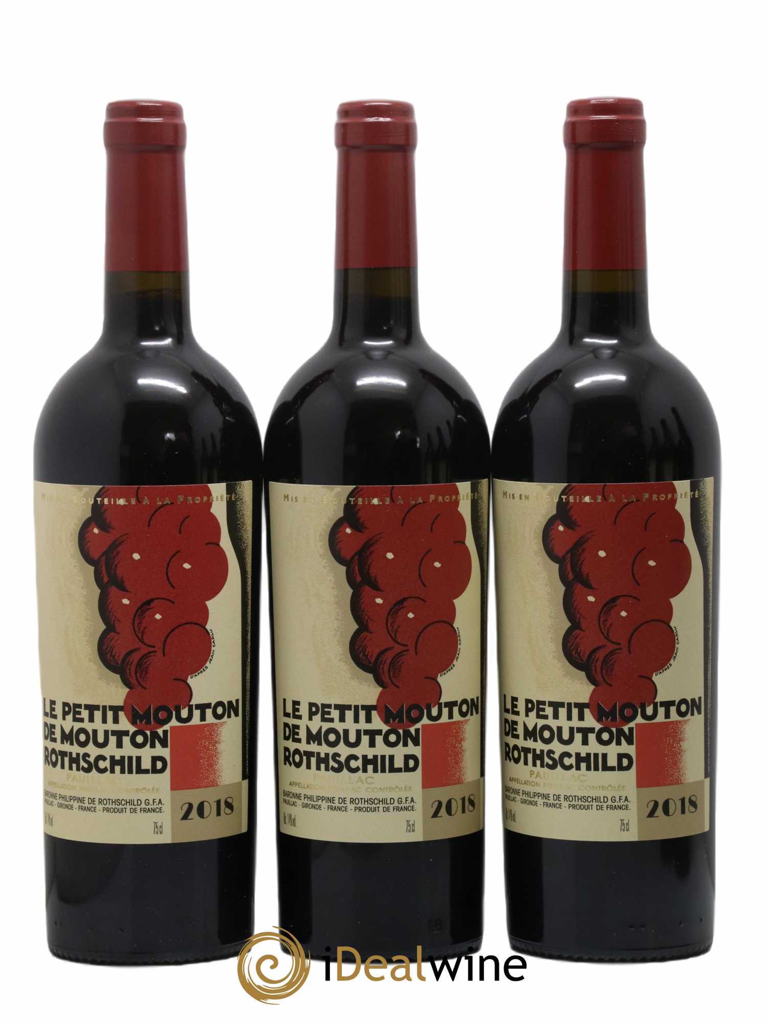 Petit Mouton Second Vin 2018 - Lot of 6 bottles - 1