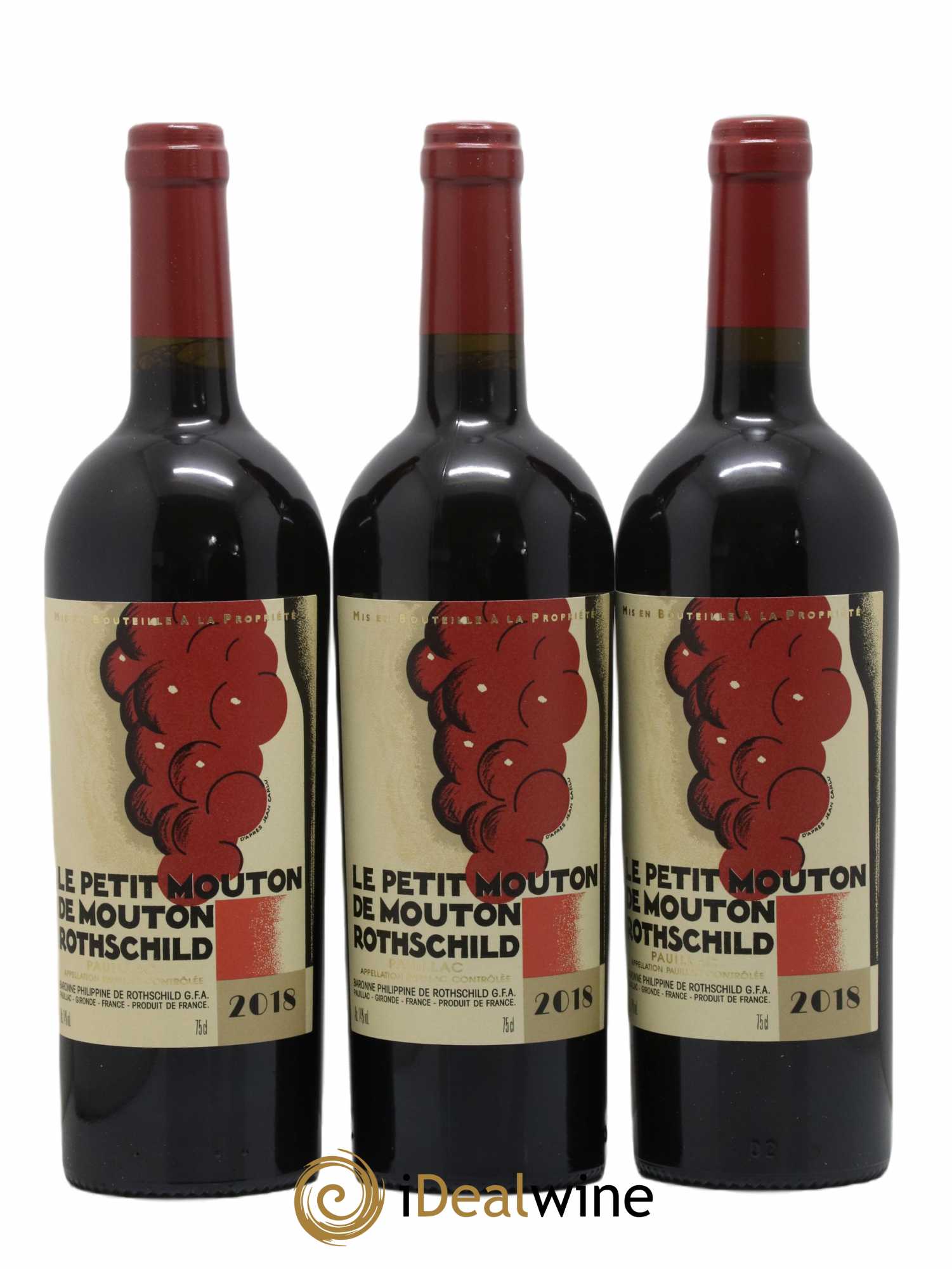 Petit Mouton Second Vin 2018 - Lot of 6 bottles - 3