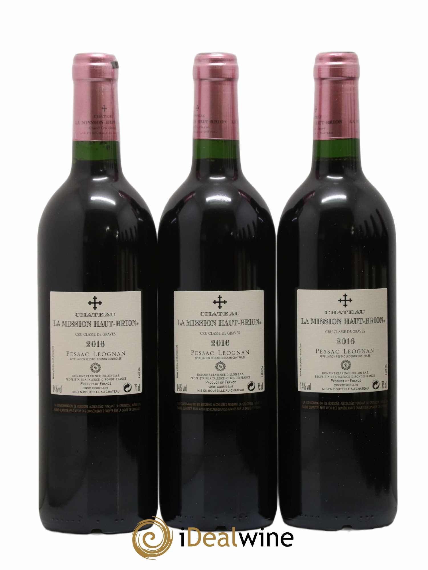 Château la Mission Haut-Brion Cru Classé de Graves 2016 - Lot de 6 bouteilles - 4