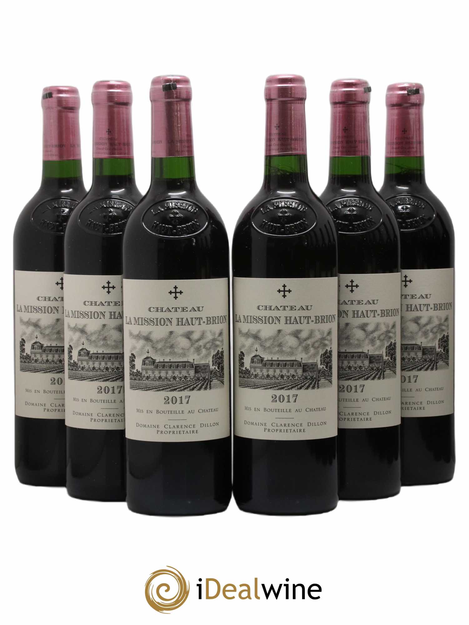 Château la Mission Haut-Brion Cru Classé de Graves 2017 - Lot de 6 bouteilles - 0