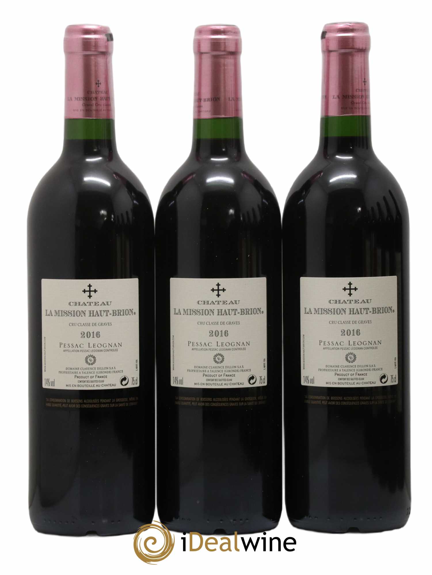 Château la Mission Haut-Brion Cru Classé de Graves 2016 - Lot de 6 bouteilles - 4