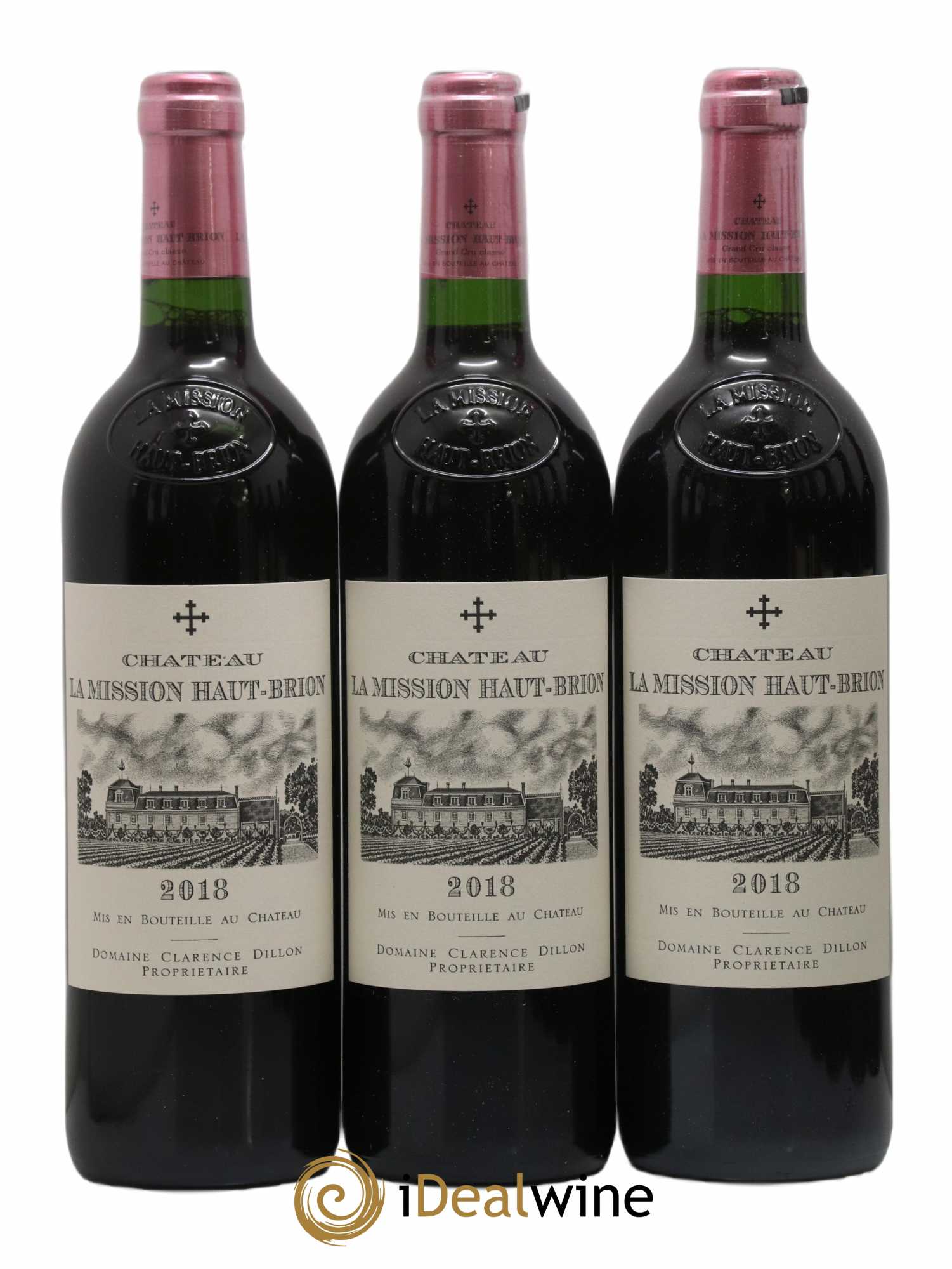 Château la Mission Haut-Brion Cru Classé de Graves 2018 - Lot de 6 bouteilles - 1