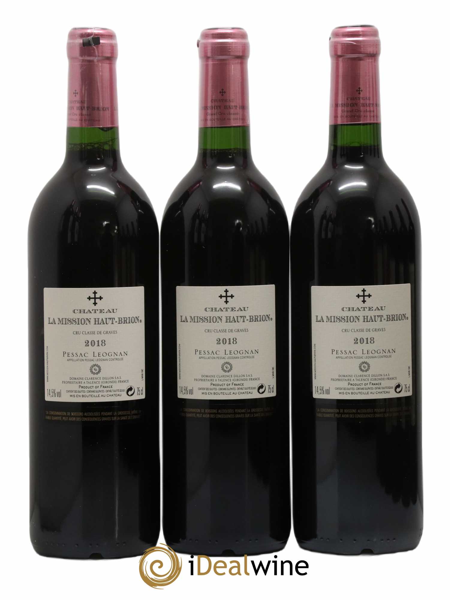 Château la Mission Haut-Brion Cru Classé de Graves 2018 - Lot de 6 bouteilles - 2