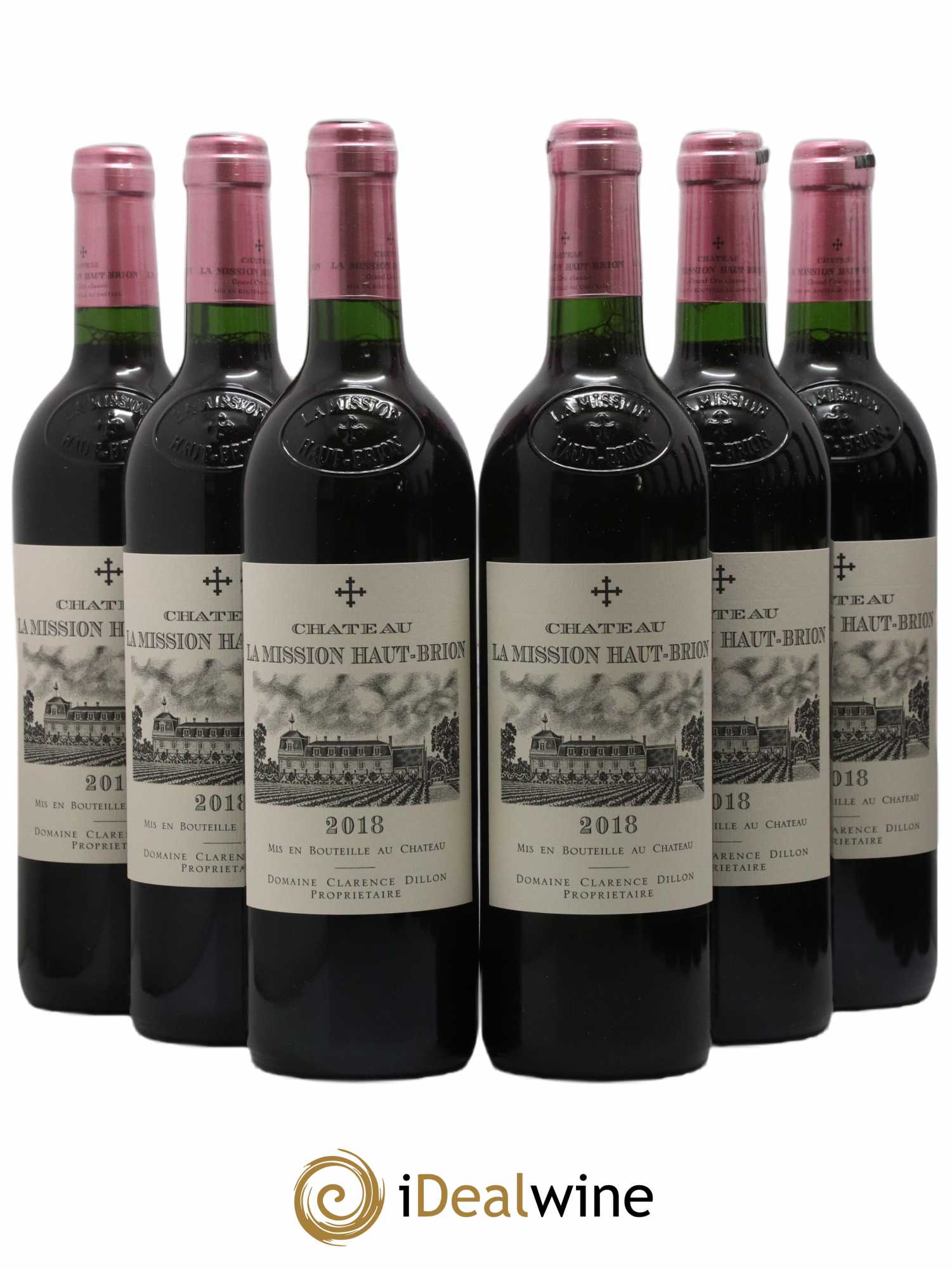Château la Mission Haut-Brion Cru Classé de Graves 2018 - Lot de 6 bouteilles - 0